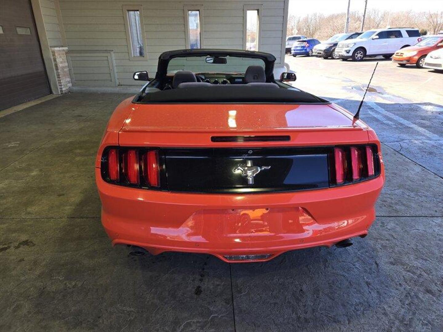 2016 Competition Orange Ford Mustang V6 (1FATP8EM9G5) with an 3.7L V6 300hp 280ft. lbs. engine, 6 Speed Manual transmission, located at 25355 Eames Street, Channahon, IL, 60410, (815) 467-1807, 41.429108, -88.228432 - Buckle up, because this 2016 Ford Mustang V6 is ready to roar onto the scene in eye-catching Competition Orange! Powered by a fierce 3.7L V6 engine, this pony car packs a punch with 300hp and 280ft. lbs. of torque. Slide into the Ebony interior and feel the thrill of the open road with the factory d - Photo#6