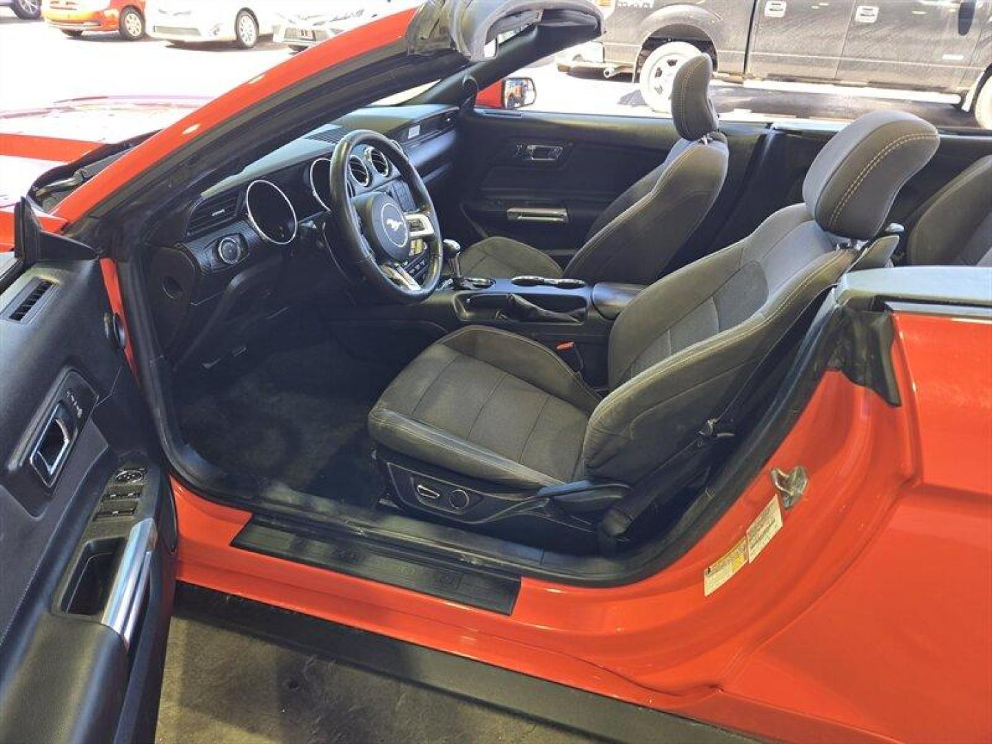 2016 Competition Orange Ford Mustang V6 (1FATP8EM9G5) with an 3.7L V6 300hp 280ft. lbs. engine, 6 Speed Manual transmission, located at 25355 Eames Street, Channahon, IL, 60410, (815) 467-1807, 41.429108, -88.228432 - Buckle up, because this 2016 Ford Mustang V6 is ready to roar onto the scene in eye-catching Competition Orange! Powered by a fierce 3.7L V6 engine, this pony car packs a punch with 300hp and 280ft. lbs. of torque. Slide into the Ebony interior and feel the thrill of the open road with the factory d - Photo#15