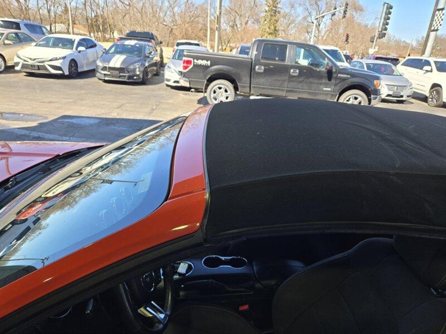 2016 Competition Orange Ford Mustang V6 (1FATP8EM9G5) with an 3.7L V6 300hp 280ft. lbs. engine, 6 Speed Manual transmission, located at 25355 Eames Street, Channahon, IL, 60410, (815) 467-1807, 41.429108, -88.228432 - Buckle up, because this 2016 Ford Mustang V6 is ready to roar onto the scene in eye-catching Competition Orange! Powered by a fierce 3.7L V6 engine, this pony car packs a punch with 300hp and 280ft. lbs. of torque. Slide into the Ebony interior and feel the thrill of the open road with the factory d - Photo#31