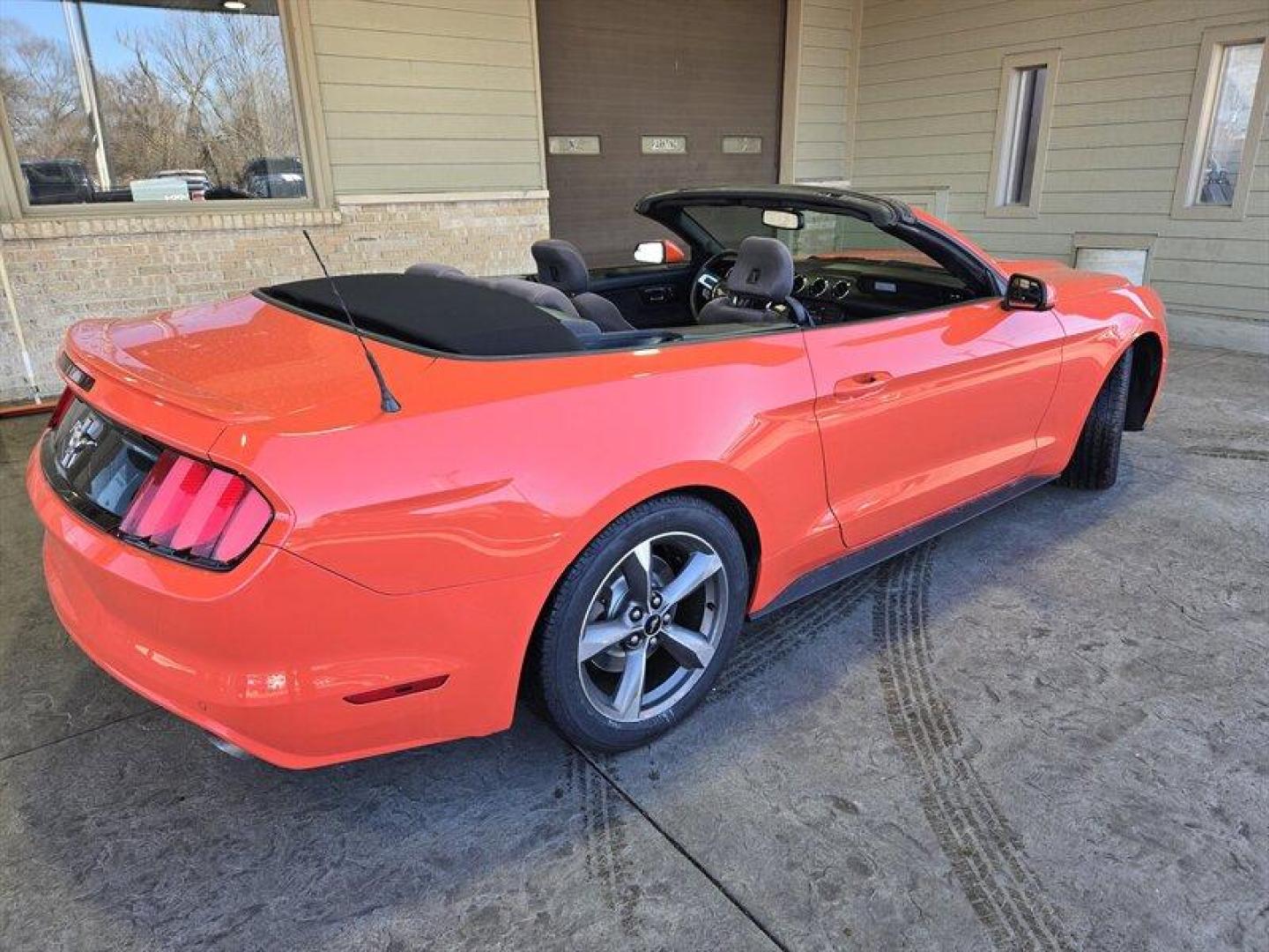 2016 Competition Orange Ford Mustang V6 (1FATP8EM9G5) with an 3.7L V6 300hp 280ft. lbs. engine, 6 Speed Manual transmission, located at 25355 Eames Street, Channahon, IL, 60410, (815) 467-1807, 41.429108, -88.228432 - Buckle up, because this 2016 Ford Mustang V6 is ready to roar onto the scene in eye-catching Competition Orange! Powered by a fierce 3.7L V6 engine, this pony car packs a punch with 300hp and 280ft. lbs. of torque. Slide into the Ebony interior and feel the thrill of the open road with the factory d - Photo#4
