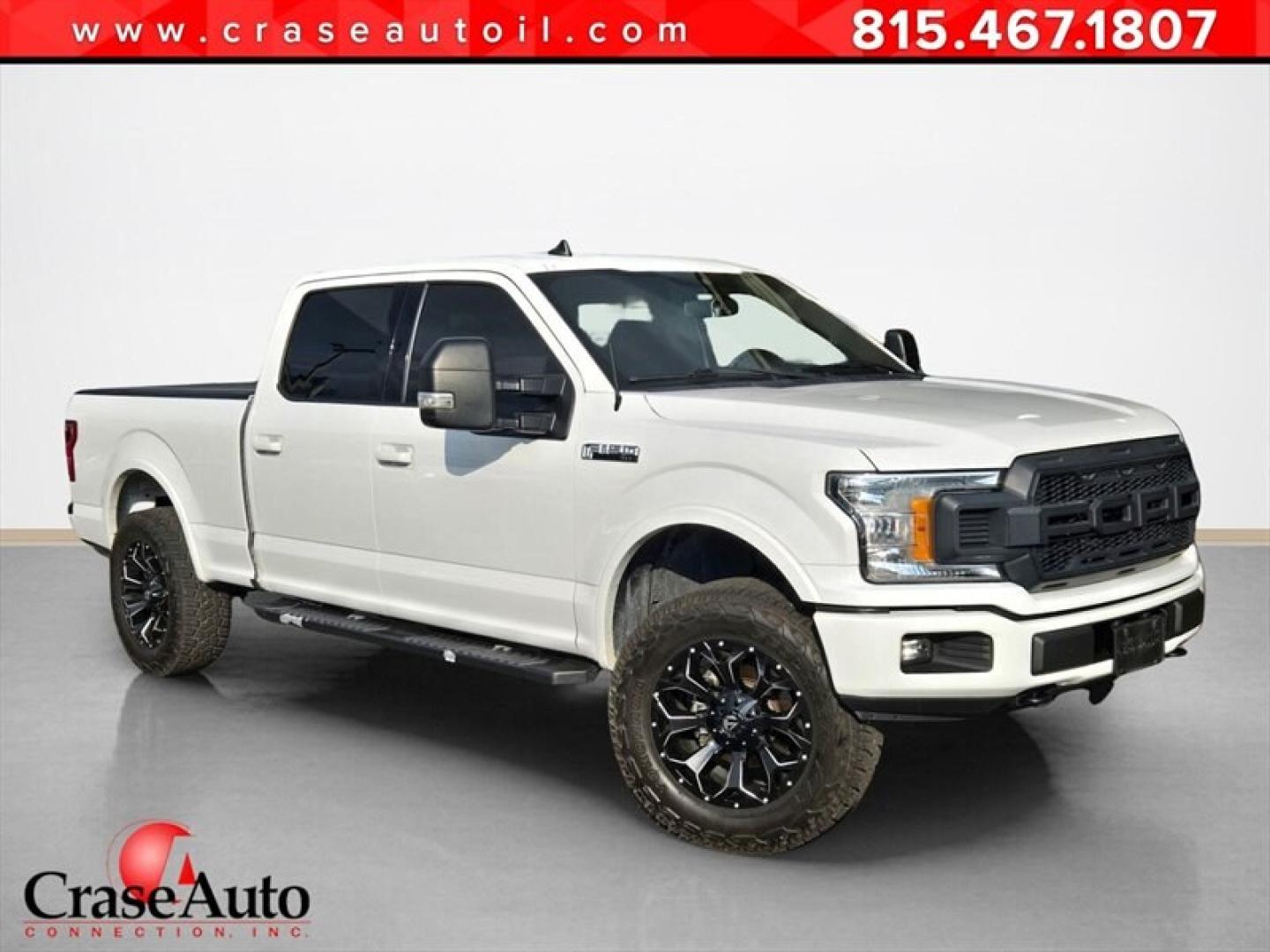 2020 Oxford White Ford F-150 XLT (1FTFW1E54LK) with an 5.0L Flex Fuel V8 395hp 400ft. lbs. engine, Automatic transmission, located at 25355 Eames Street, Channahon, IL, 60410, (815) 467-1807, 41.429108, -88.228432 - ***WHIPPLE SUPERCHARGED*** The 2020 Ford F-150 XLT is equipped with a powerful 5.0L Flex Fuel V8 engine that delivers 395 horsepower and 400 ft-lbs of torque, providing strong performance for a variety of driving needs. This model comes in an Oxford White exterior color paired with a Dark Earth Gray- Photo#0