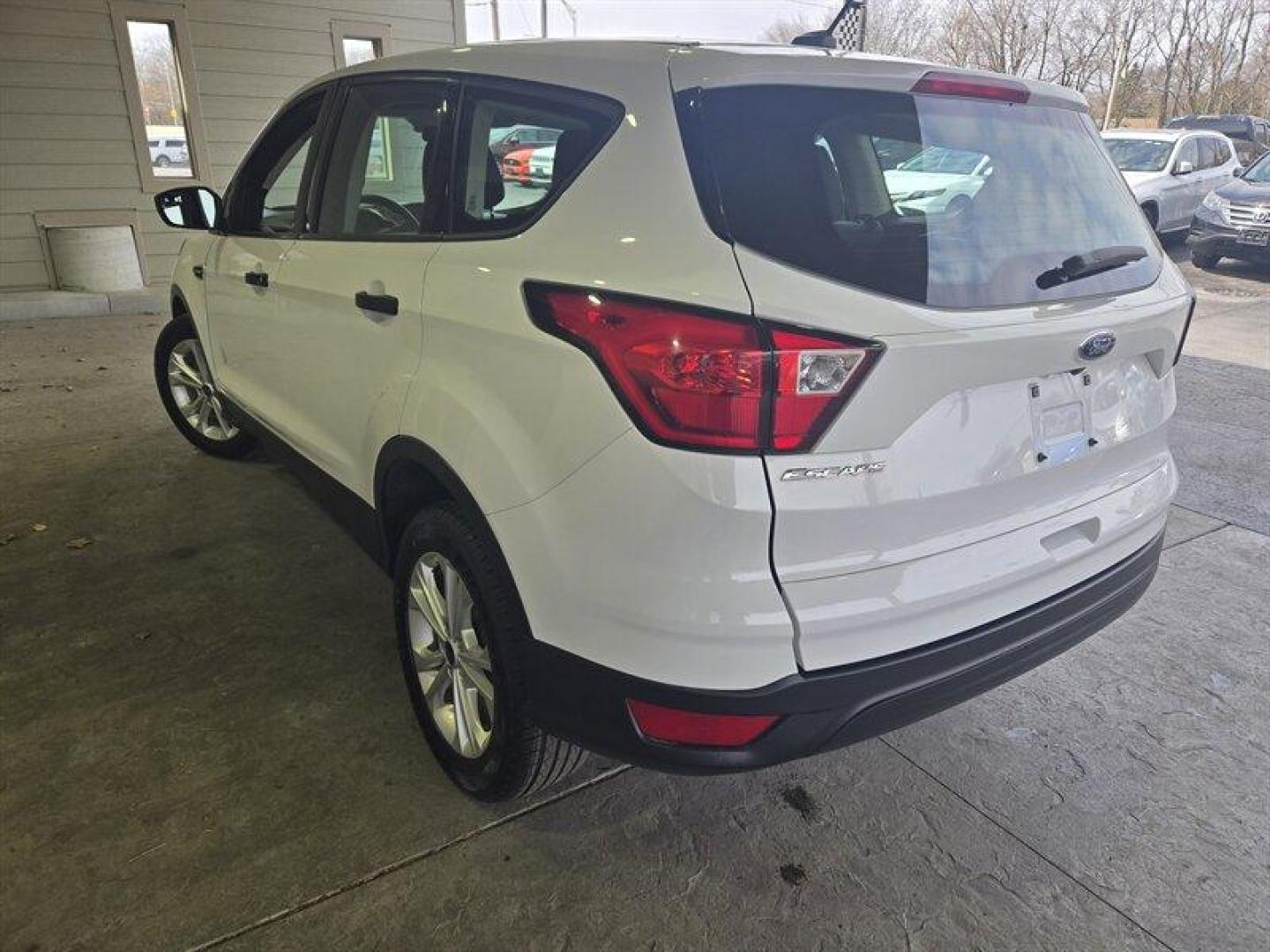 2019 Oxford White Ford Escape S (1FMCU0F71KU) with an Duratec 2.5L Flex Fuel I4 168hp 170ft. lbs. engine, 6Speed Shiftable Au transmission, located at 25355 Eames Street, Channahon, IL, 60410, (815) 467-1807, 41.429108, -88.228432 - Check out this sleek 2019 Ford Escape S in a striking Oxford White exterior color with a Charcoal Black/Chromite Gray interior. Powered by a robust Duratec 2.5L Flex Fuel I4 engine that delivers a punchy 168hp and 170ft. lbs. of torque, this baby is ready to hit the road with style and confidence. - Photo#7