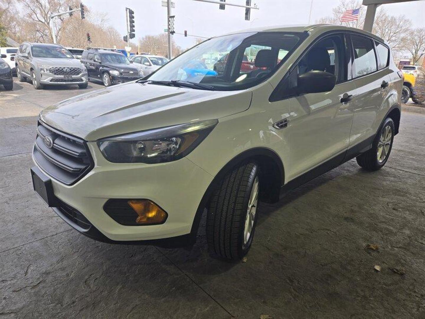 2019 Oxford White Ford Escape S (1FMCU0F71KU) with an Duratec 2.5L Flex Fuel I4 168hp 170ft. lbs. engine, 6Speed Shiftable Au transmission, located at 25355 Eames Street, Channahon, IL, 60410, (815) 467-1807, 41.429108, -88.228432 - Check out this sleek 2019 Ford Escape S in a striking Oxford White exterior color with a Charcoal Black/Chromite Gray interior. Powered by a robust Duratec 2.5L Flex Fuel I4 engine that delivers a punchy 168hp and 170ft. lbs. of torque, this baby is ready to hit the road with style and confidence. - Photo#11