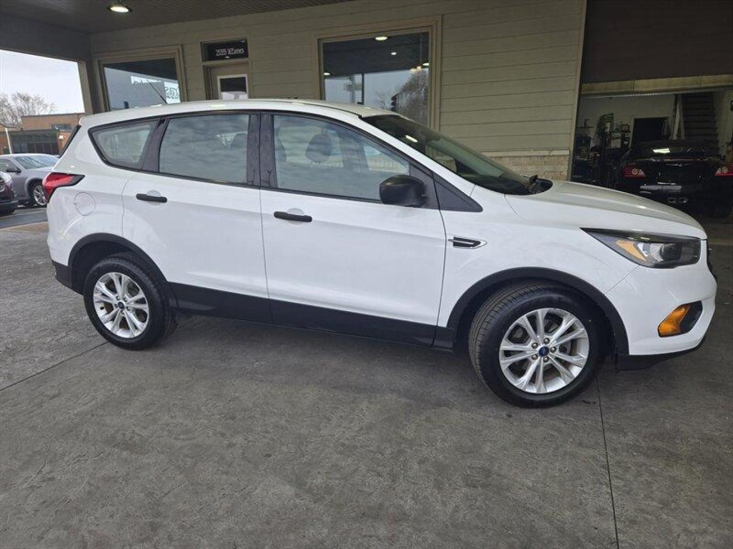 2019 Oxford White Ford Escape S (1FMCU0F71KU) with an Duratec 2.5L Flex Fuel I4 168hp 170ft. lbs. engine, 6Speed Shiftable Au transmission, located at 25355 Eames Street, Channahon, IL, 60410, (815) 467-1807, 41.429108, -88.228432 - Check out this sleek 2019 Ford Escape S in a striking Oxford White exterior color with a Charcoal Black/Chromite Gray interior. Powered by a robust Duratec 2.5L Flex Fuel I4 engine that delivers a punchy 168hp and 170ft. lbs. of torque, this baby is ready to hit the road with style and confidence. - Photo#1