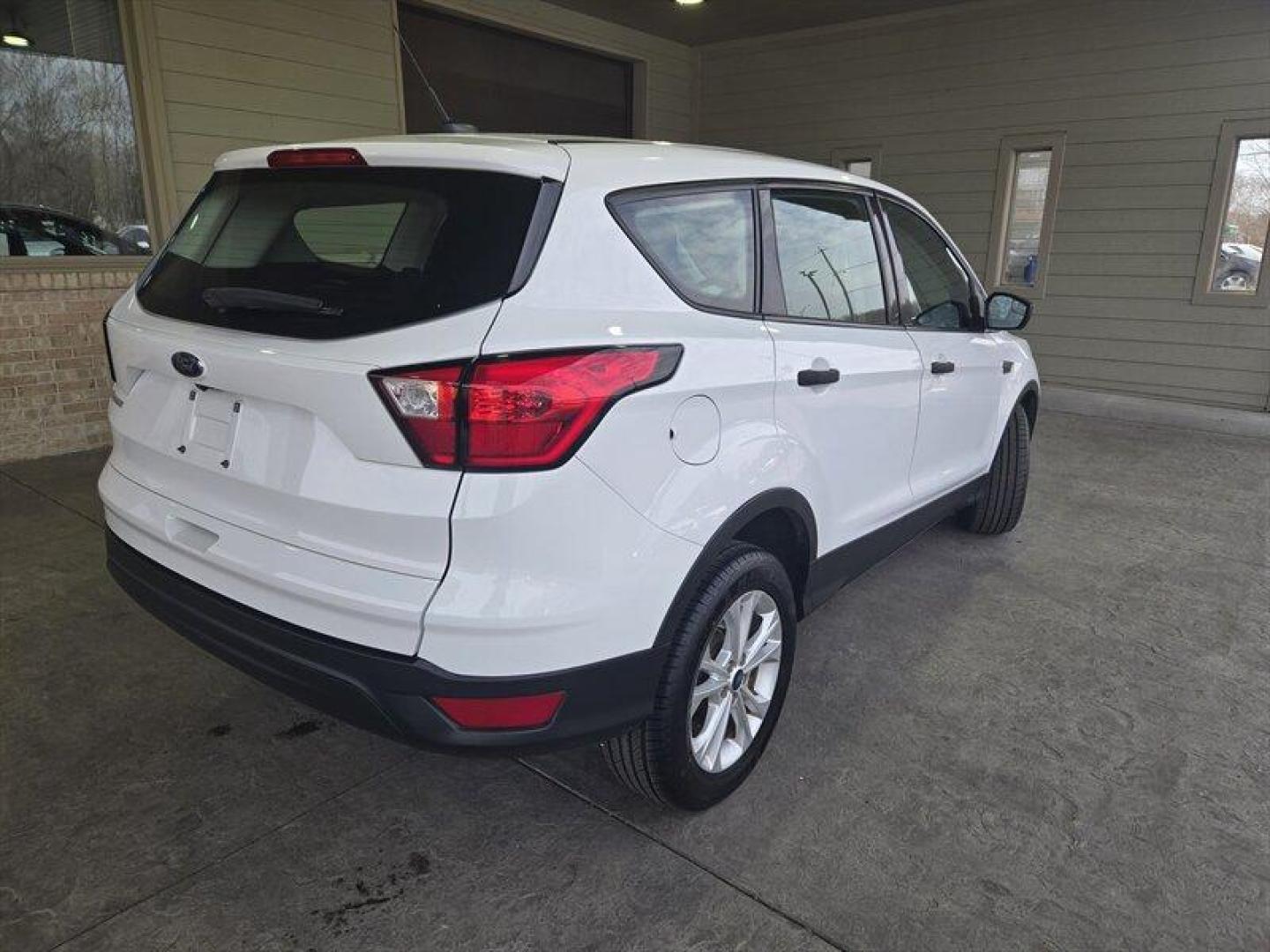 2019 Oxford White Ford Escape S (1FMCU0F71KU) with an Duratec 2.5L Flex Fuel I4 168hp 170ft. lbs. engine, 6Speed Shiftable Au transmission, located at 25355 Eames Street, Channahon, IL, 60410, (815) 467-1807, 41.429108, -88.228432 - Check out this sleek 2019 Ford Escape S in a striking Oxford White exterior color with a Charcoal Black/Chromite Gray interior. Powered by a robust Duratec 2.5L Flex Fuel I4 engine that delivers a punchy 168hp and 170ft. lbs. of torque, this baby is ready to hit the road with style and confidence. - Photo#5