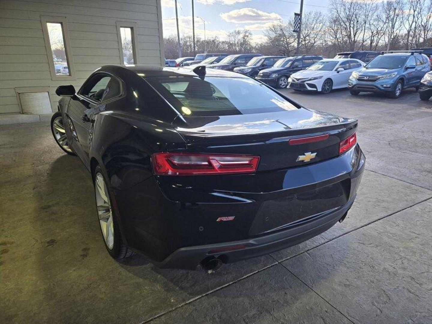 2017 Black Chevrolet Camaro 2LT 2LT (1G1FD1RS7H0) with an 3.6L V6 335hp 284ft. lbs. engine, 8Speed Shiftable Au transmission, located at 25355 Eames Street, Channahon, IL, 60410, (815) 467-1807, 41.429108, -88.228432 - Photo#7