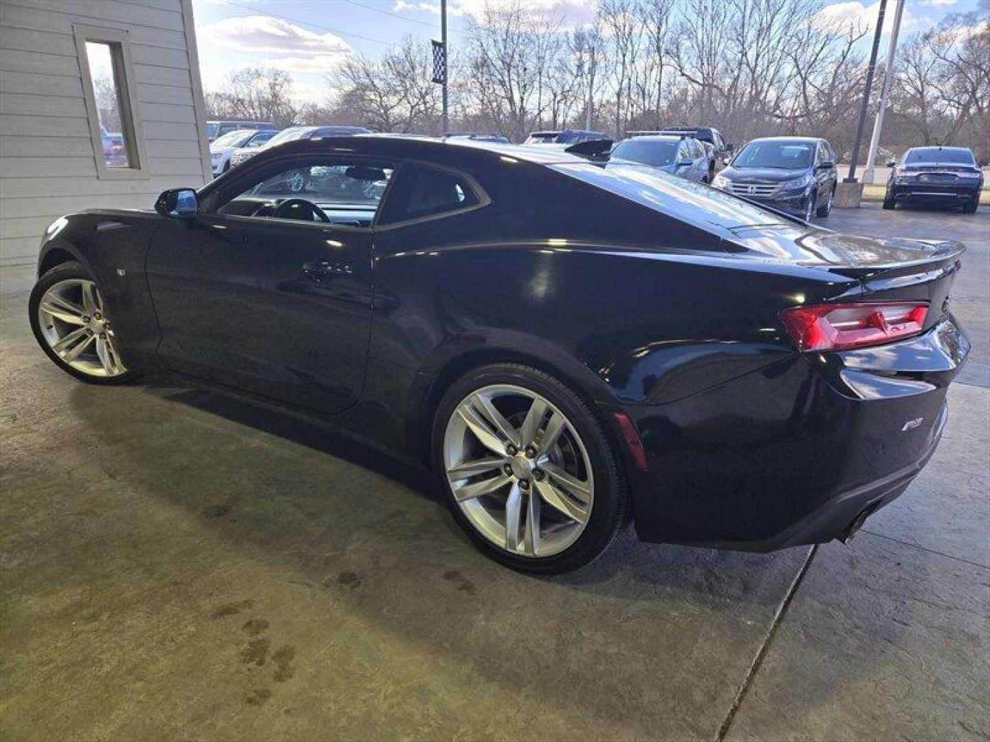 2017 Black Chevrolet Camaro 2LT 2LT (1G1FD1RS7H0) with an 3.6L V6 335hp 284ft. lbs. engine, 8Speed Shiftable Au transmission, located at 25355 Eames Street, Channahon, IL, 60410, (815) 467-1807, 41.429108, -88.228432 - Photo#8
