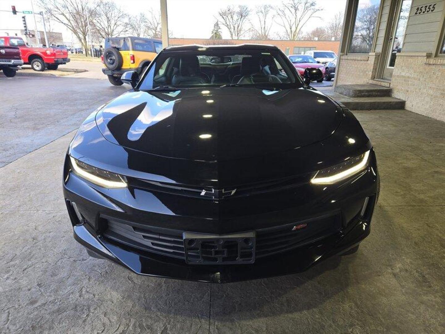 2017 Black Chevrolet Camaro 2LT 2LT (1G1FD1RS7H0) with an 3.6L V6 335hp 284ft. lbs. engine, 8Speed Shiftable Au transmission, located at 25355 Eames Street, Channahon, IL, 60410, (815) 467-1807, 41.429108, -88.228432 - Photo#13