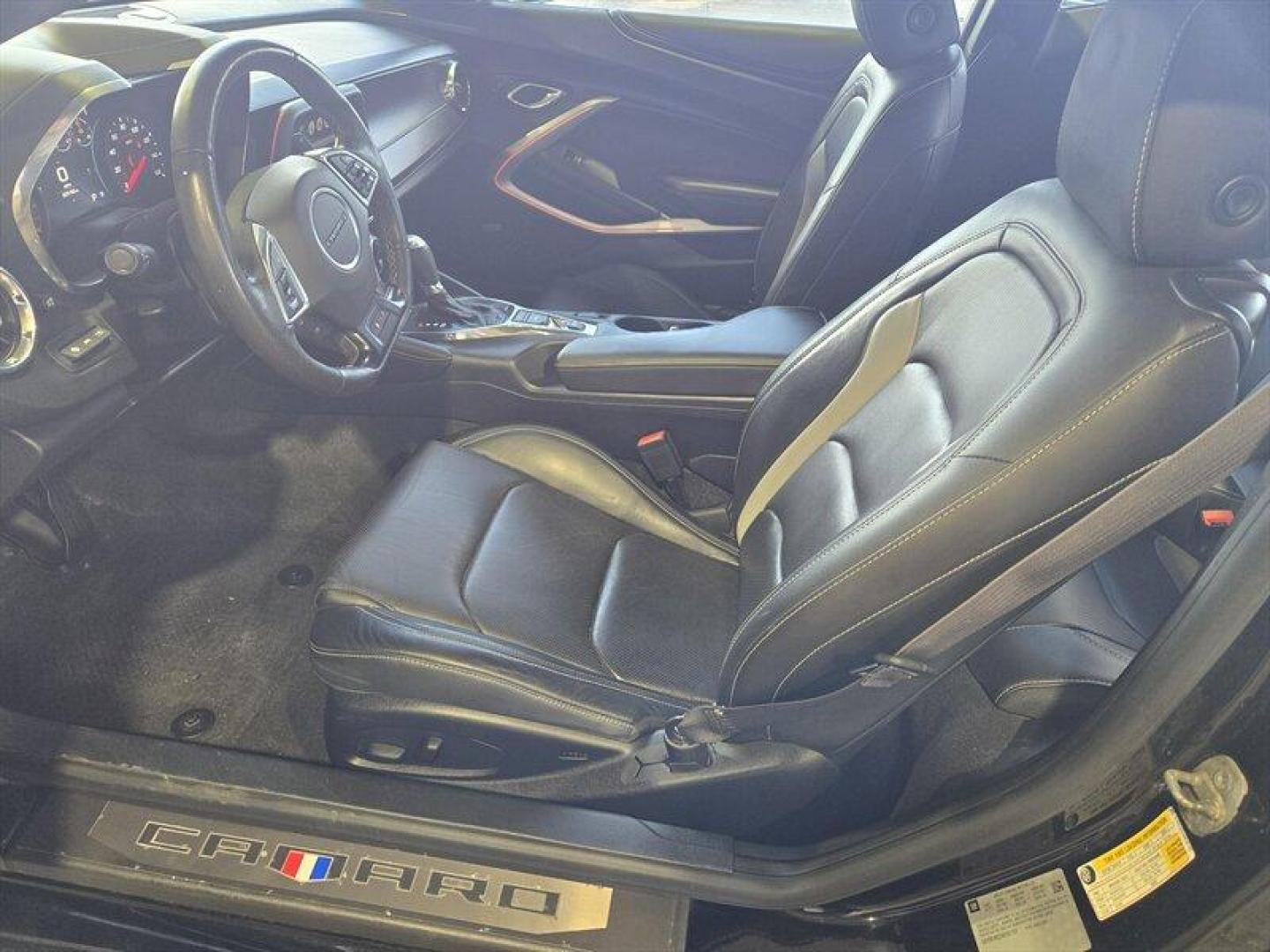 2017 Black Chevrolet Camaro 2LT 2LT (1G1FD1RS7H0) with an 3.6L V6 335hp 284ft. lbs. engine, 8Speed Shiftable Au transmission, located at 25355 Eames Street, Channahon, IL, 60410, (815) 467-1807, 41.429108, -88.228432 - Photo#16
