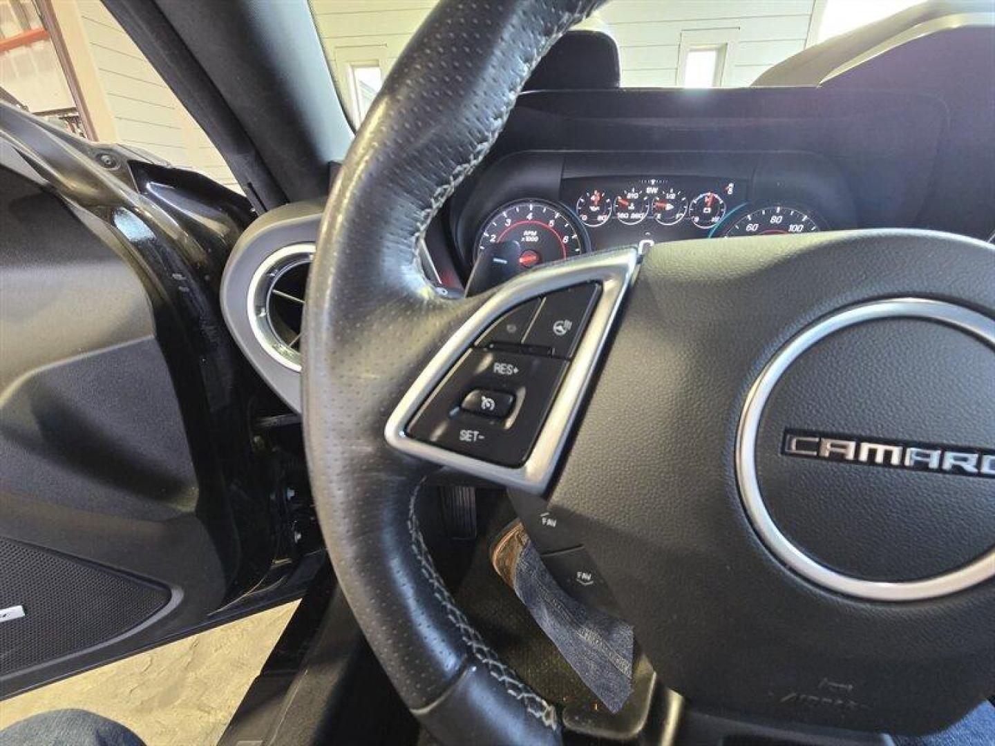 2017 Black Chevrolet Camaro 2LT 2LT (1G1FD1RS7H0) with an 3.6L V6 335hp 284ft. lbs. engine, 8Speed Shiftable Au transmission, located at 25355 Eames Street, Channahon, IL, 60410, (815) 467-1807, 41.429108, -88.228432 - Photo#24