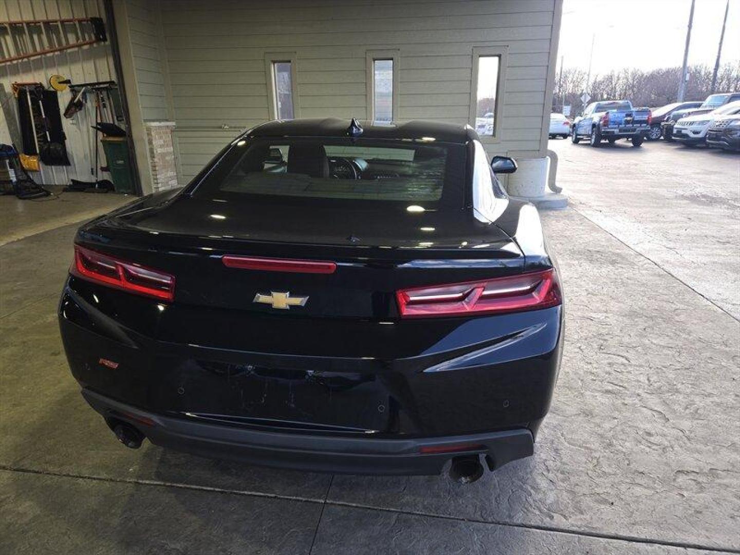 2017 Black Chevrolet Camaro 2LT 2LT (1G1FD1RS7H0) with an 3.6L V6 335hp 284ft. lbs. engine, 8Speed Shiftable Au transmission, located at 25355 Eames Street, Channahon, IL, 60410, (815) 467-1807, 41.429108, -88.228432 - Photo#5