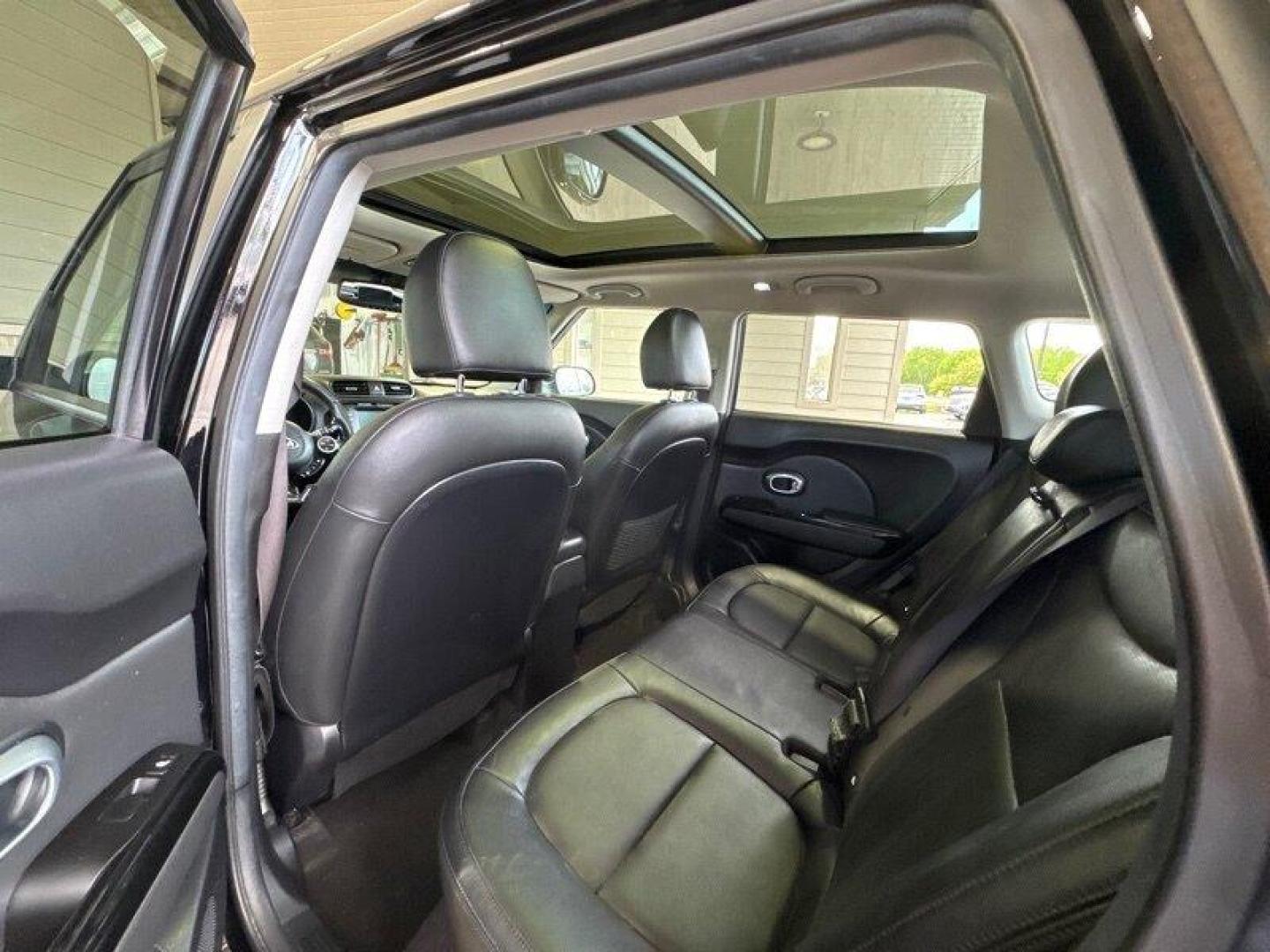2016 Shadow Black Kia Soul Exclaim (KNDJX3A59G7) with an 2.0L I4 164hp 151ft. lbs. engine, Automatic transmission, located at 25355 Eames Street, Channahon, IL, 60410, (815) 467-1807, 41.429108, -88.228432 - Get ready to groove in the funky 2016 Kia Soul ! This bad boy is powered by a 2.0L I4 engine that churns out 164hp and 151ft. lbs. of torque, giving you that extra kick when you need it. Equipped with the Premium Package, this Soul comes packed with all the bells and whistles you could dream of. Wi - Photo#13