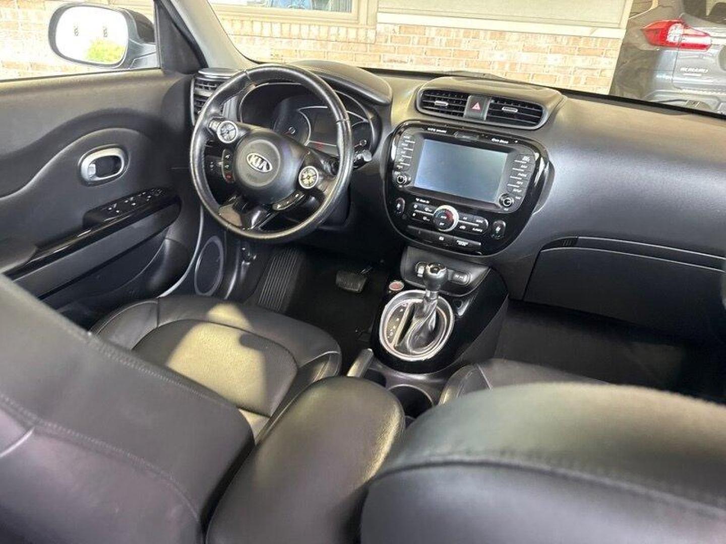 2016 Shadow Black Kia Soul Exclaim (KNDJX3A59G7) with an 2.0L I4 164hp 151ft. lbs. engine, Automatic transmission, located at 25355 Eames Street, Channahon, IL, 60410, (815) 467-1807, 41.429108, -88.228432 - Get ready to groove in the funky 2016 Kia Soul ! This bad boy is powered by a 2.0L I4 engine that churns out 164hp and 151ft. lbs. of torque, giving you that extra kick when you need it. Equipped with the Premium Package, this Soul comes packed with all the bells and whistles you could dream of. Wi - Photo#17