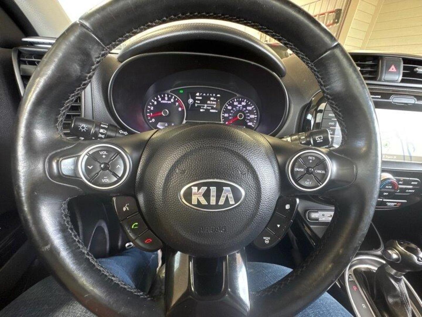 2016 Shadow Black Kia Soul Exclaim (KNDJX3A59G7) with an 2.0L I4 164hp 151ft. lbs. engine, Automatic transmission, located at 25355 Eames Street, Channahon, IL, 60410, (815) 467-1807, 41.429108, -88.228432 - Get ready to groove in the funky 2016 Kia Soul ! This bad boy is powered by a 2.0L I4 engine that churns out 164hp and 151ft. lbs. of torque, giving you that extra kick when you need it. Equipped with the Premium Package, this Soul comes packed with all the bells and whistles you could dream of. Wi - Photo#25