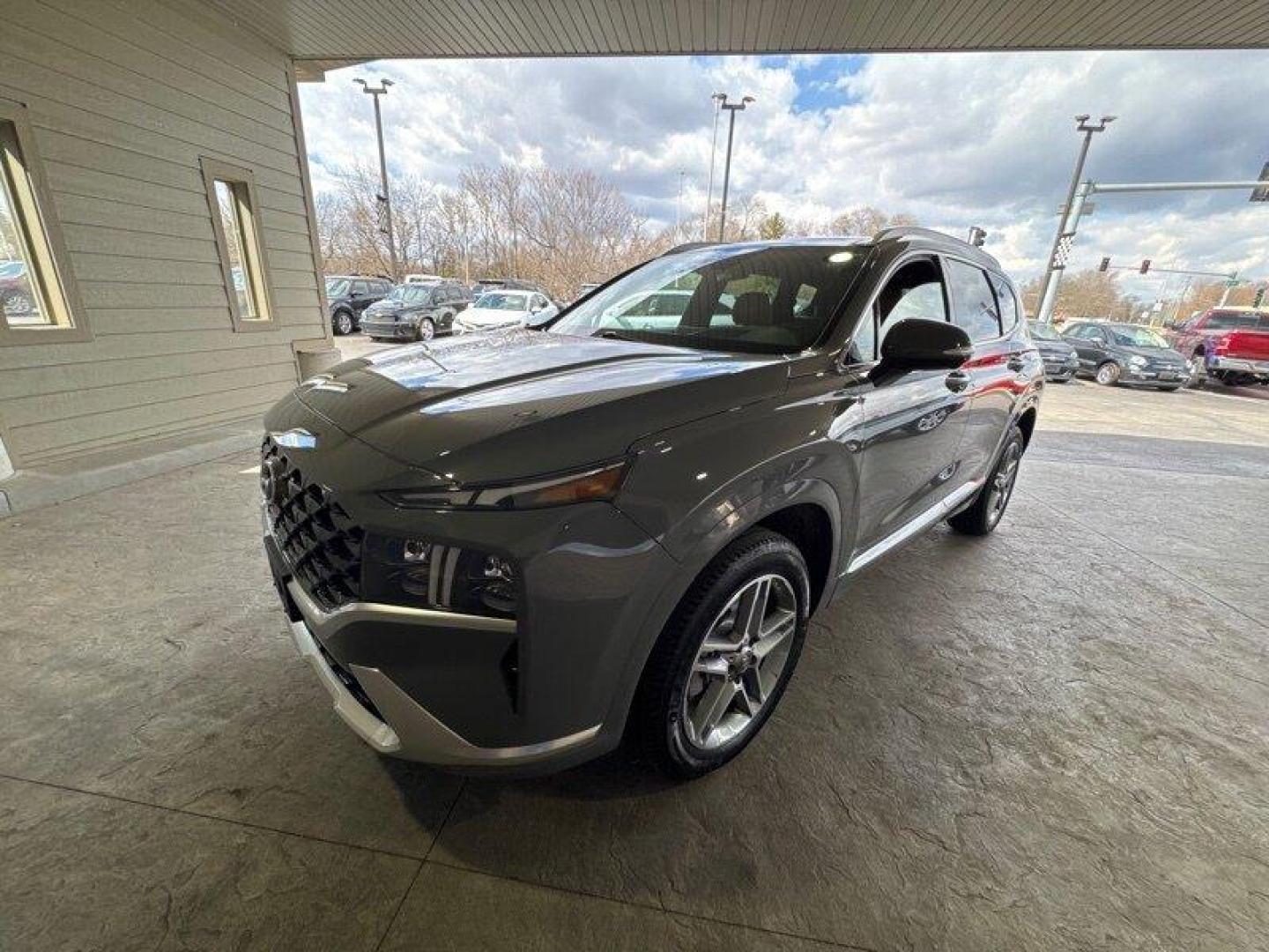 2021 Portofino Gray Hyundai SANTA FE Calligraphy (5NMS5DALXMH) with an 2.5L Turbo I4 277hp 311ft. lbs. engine, 8Speed Double Clutch transmission, located at 25355 Eames Street, Channahon, IL, 60410, (815) 467-1807, 41.429108, -88.228432 - Photo#7