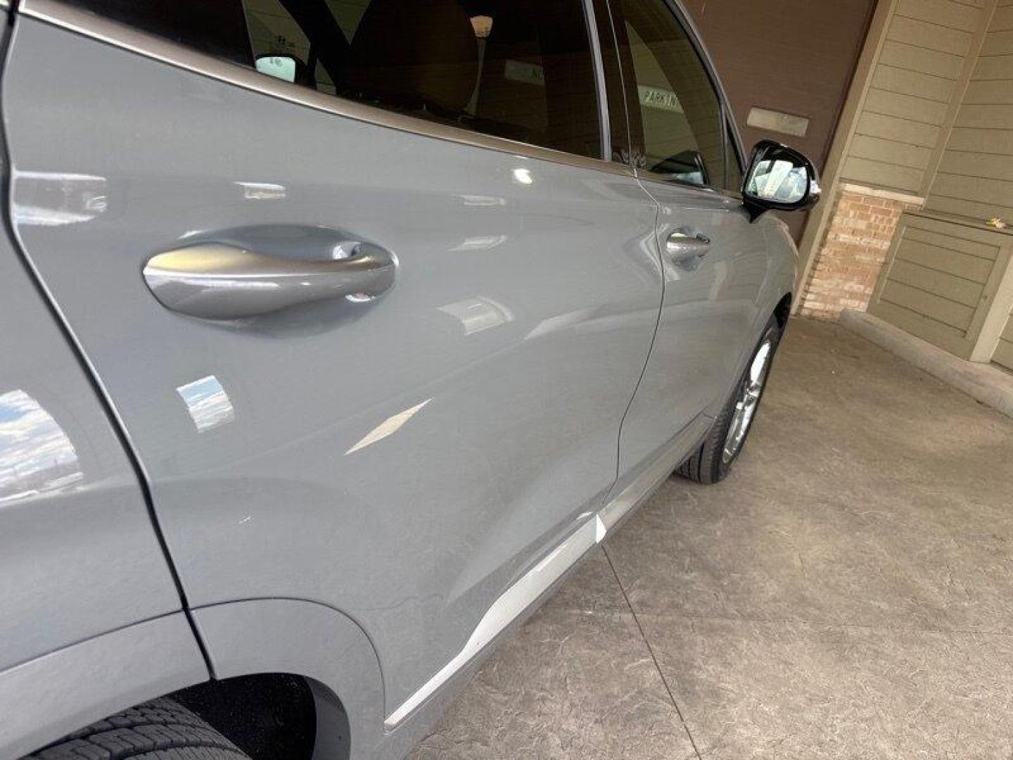2021 Portofino Gray Hyundai SANTA FE Calligraphy (5NMS5DALXMH) with an 2.5L Turbo I4 277hp 311ft. lbs. engine, 8Speed Double Clutch transmission, located at 25355 Eames Street, Channahon, IL, 60410, (815) 467-1807, 41.429108, -88.228432 - Photo#10