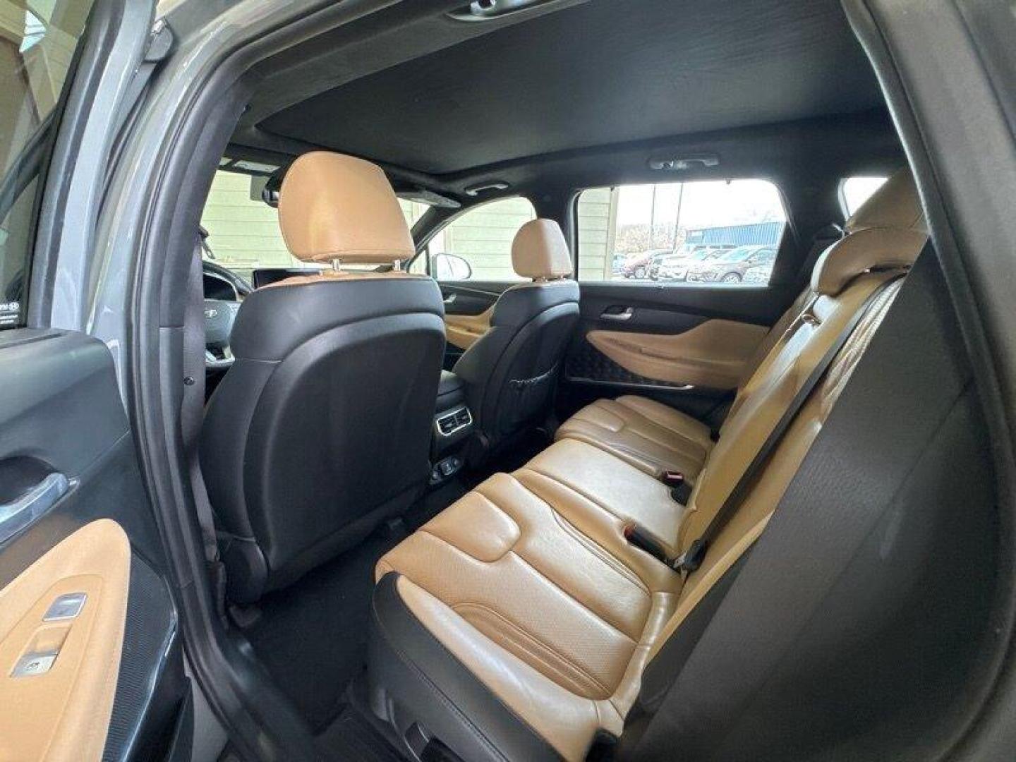 2021 Portofino Gray Hyundai SANTA FE Calligraphy (5NMS5DALXMH) with an 2.5L Turbo I4 277hp 311ft. lbs. engine, 8Speed Double Clutch transmission, located at 25355 Eames Street, Channahon, IL, 60410, (815) 467-1807, 41.429108, -88.228432 - Photo#13
