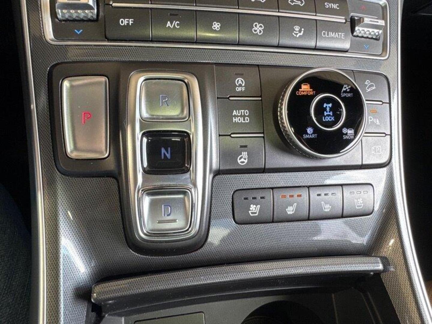 2021 Portofino Gray Hyundai SANTA FE Calligraphy (5NMS5DALXMH) with an 2.5L Turbo I4 277hp 311ft. lbs. engine, 8Speed Double Clutch transmission, located at 25355 Eames Street, Channahon, IL, 60410, (815) 467-1807, 41.429108, -88.228432 - Photo#24