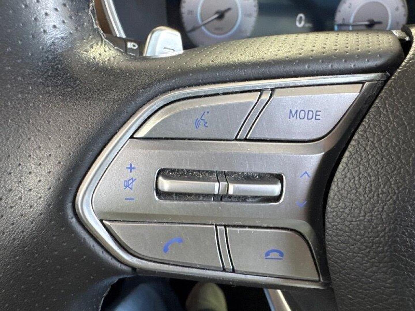 2021 Portofino Gray Hyundai SANTA FE Calligraphy (5NMS5DALXMH) with an 2.5L Turbo I4 277hp 311ft. lbs. engine, 8Speed Double Clutch transmission, located at 25355 Eames Street, Channahon, IL, 60410, (815) 467-1807, 41.429108, -88.228432 - Photo#30