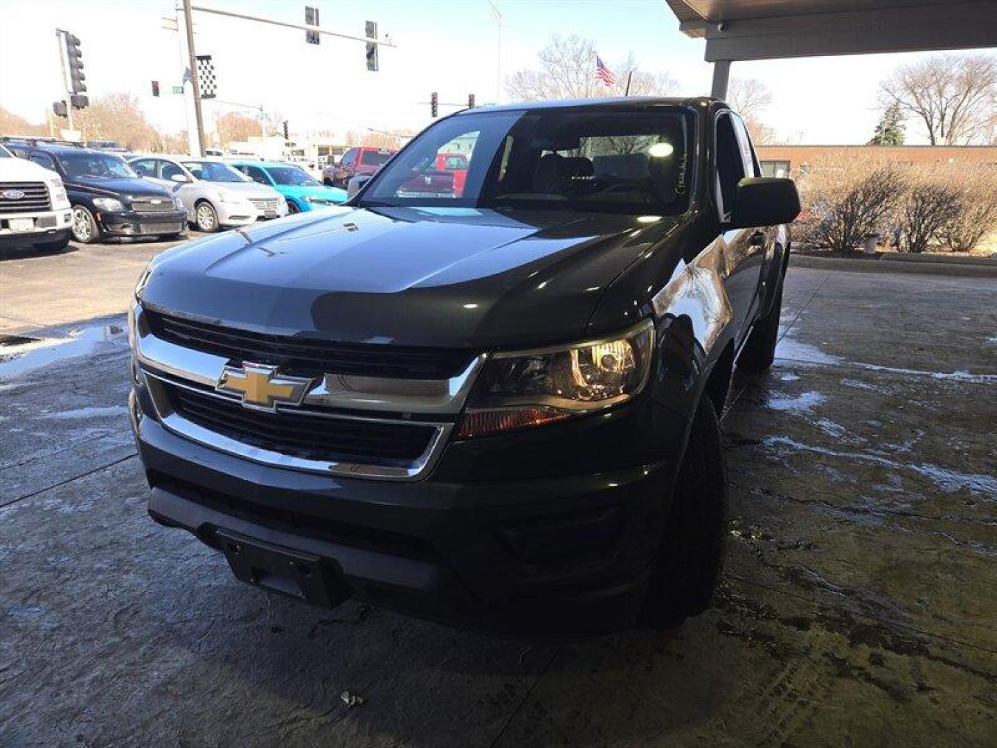 2017 Cyber Gray Metallic Chevrolet Colorado Work Truck (1GCHSBEAXH1) with an 2.5L I4 200hp 191ft. lbs. engine, Automatic transmission, located at 25355 Eames Street, Channahon, IL, 60410, (815) 467-1807, 41.429108, -88.228432 - Presenting the 2017 Chevrolet Colorado Work Truck in the striking Cyber Gray Metallic exterior color with a sleek Jet Black/Dark Ash interior. Powered by a robust 2.5L I4 engine delivering 200hp and 191ft. lbs. of torque, this truck is a dependable workhorse. With low mileage of below 12,000 miles, - Photo#11