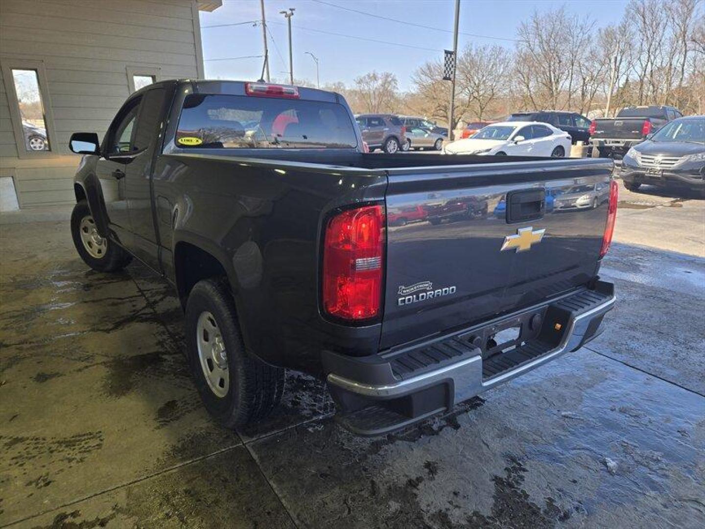 2017 Cyber Gray Metallic Chevrolet Colorado Work Truck (1GCHSBEAXH1) with an 2.5L I4 200hp 191ft. lbs. engine, Automatic transmission, located at 25355 Eames Street, Channahon, IL, 60410, (815) 467-1807, 41.429108, -88.228432 - Presenting the 2017 Chevrolet Colorado Work Truck in the striking Cyber Gray Metallic exterior color with a sleek Jet Black/Dark Ash interior. Powered by a robust 2.5L I4 engine delivering 200hp and 191ft. lbs. of torque, this truck is a dependable workhorse. With low mileage of below 12,000 miles, - Photo#6
