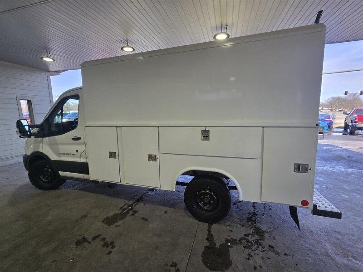 2020 White Ford Transit (1FDBW5P8XLK) with an 3.5L Flex Fuel V6 275hp 262ft. lbs. engine, 10-Speed Shiftable A transmission, located at 25355 Eames Street, Channahon, IL, 60410, (815) 467-1807, 41.429108, -88.228432 - Photo#9