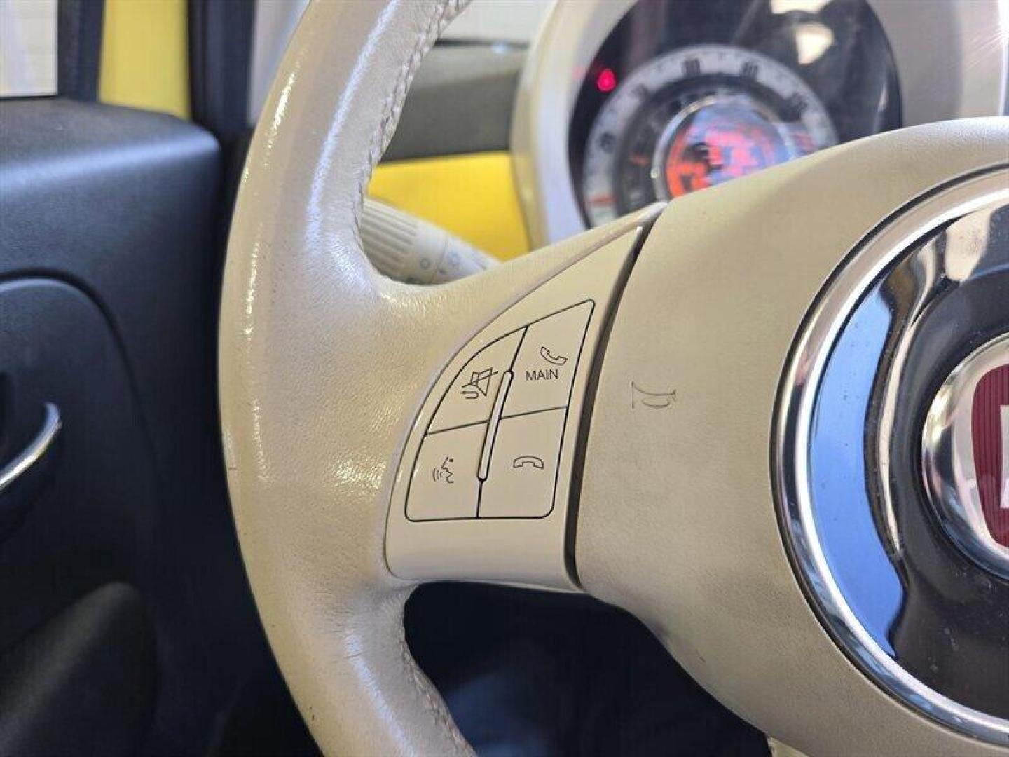 2013 Giallo FIAT 500 Pop (3C3CFFAR3DT) with an 1.4L I4 101hp 98ft. lbs. engine, 4 Speed Manual transmission, located at 25355 Eames Street, Channahon, IL, 60410, (815) 467-1807, 41.429108, -88.228432 - ** LOOK AT THE HOTTEST CHICK IN TOWN. ** Introducing the stylish 2013 FIAT 500 Pop in eye-catching Giallo exterior paint and a refined Avorio interior. With a fuel-efficient 1.4L I4 engine producing 101hp and 98ft. lbs. of torque, this compact car is perfect for navigating city streets and highways - Photo#16