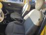 2013 Giallo FIAT 500 Pop (3C3CFFAR3DT) with an 1.4L I4 101hp 98ft. lbs. engine, 4 Speed Manual transmission, located at 25355 Eames Street, Channahon, IL, 60410, (815) 467-1807, 41.429108, -88.228432 - Photo#11