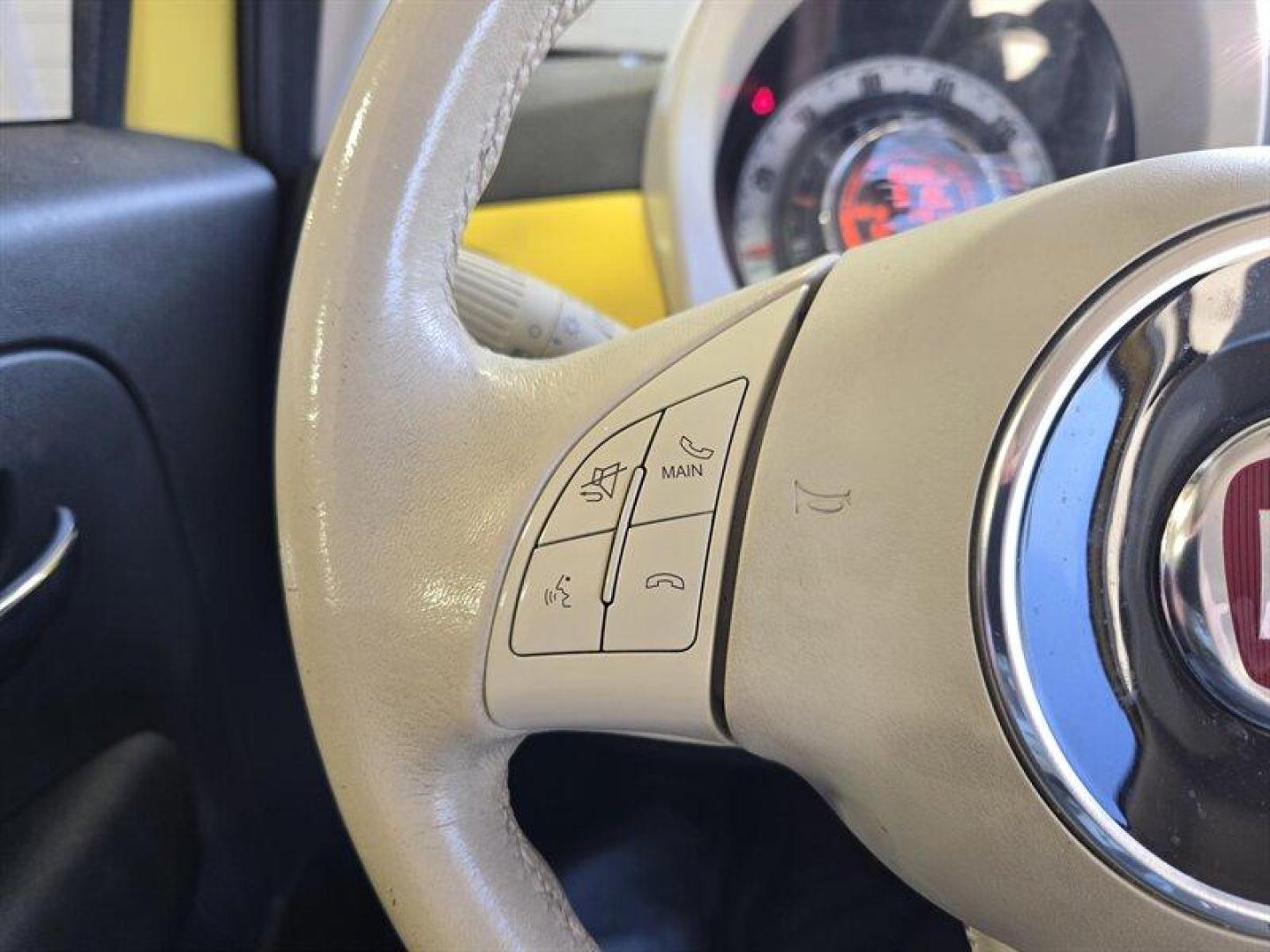 2013 Giallo FIAT 500 Pop (3C3CFFAR3DT) with an 1.4L I4 101hp 98ft. lbs. engine, 4 Speed Manual transmission, located at 25355 Eames Street, Channahon, IL, 60410, (815) 467-1807, 41.429108, -88.228432 - Photo#16