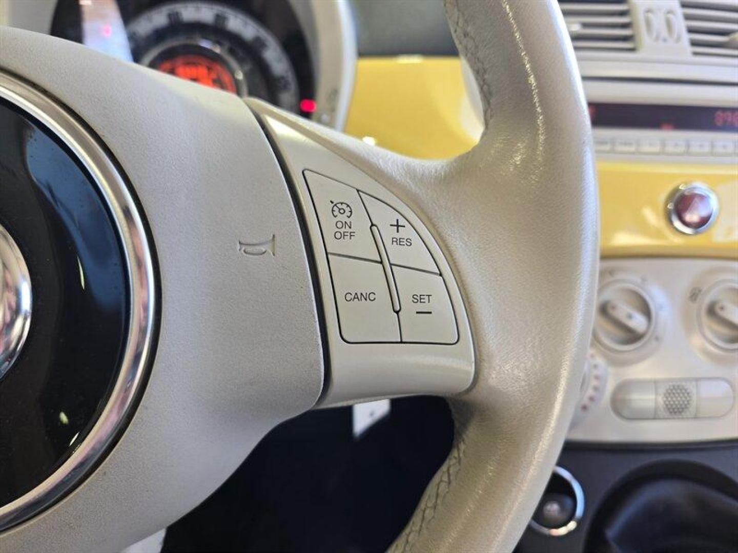 2013 Giallo FIAT 500 Pop (3C3CFFAR3DT) with an 1.4L I4 101hp 98ft. lbs. engine, 4 Speed Manual transmission, located at 25355 Eames Street, Channahon, IL, 60410, (815) 467-1807, 41.429108, -88.228432 - Photo#17