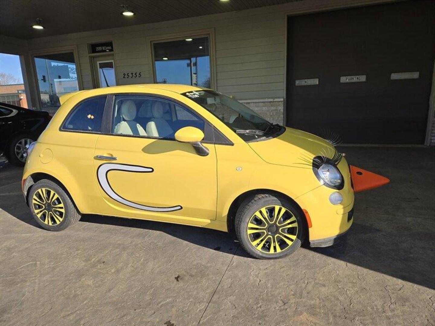 2013 Giallo FIAT 500 Pop (3C3CFFAR3DT) with an 1.4L I4 101hp 98ft. lbs. engine, 4 Speed Manual transmission, located at 25355 Eames Street, Channahon, IL, 60410, (815) 467-1807, 41.429108, -88.228432 - Photo#1