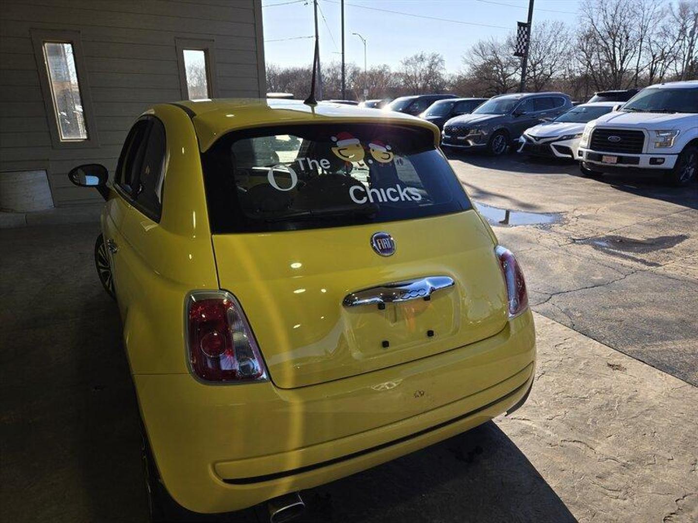 2013 Giallo FIAT 500 Pop (3C3CFFAR3DT) with an 1.4L I4 101hp 98ft. lbs. engine, 4 Speed Manual transmission, located at 25355 Eames Street, Channahon, IL, 60410, (815) 467-1807, 41.429108, -88.228432 - Photo#5