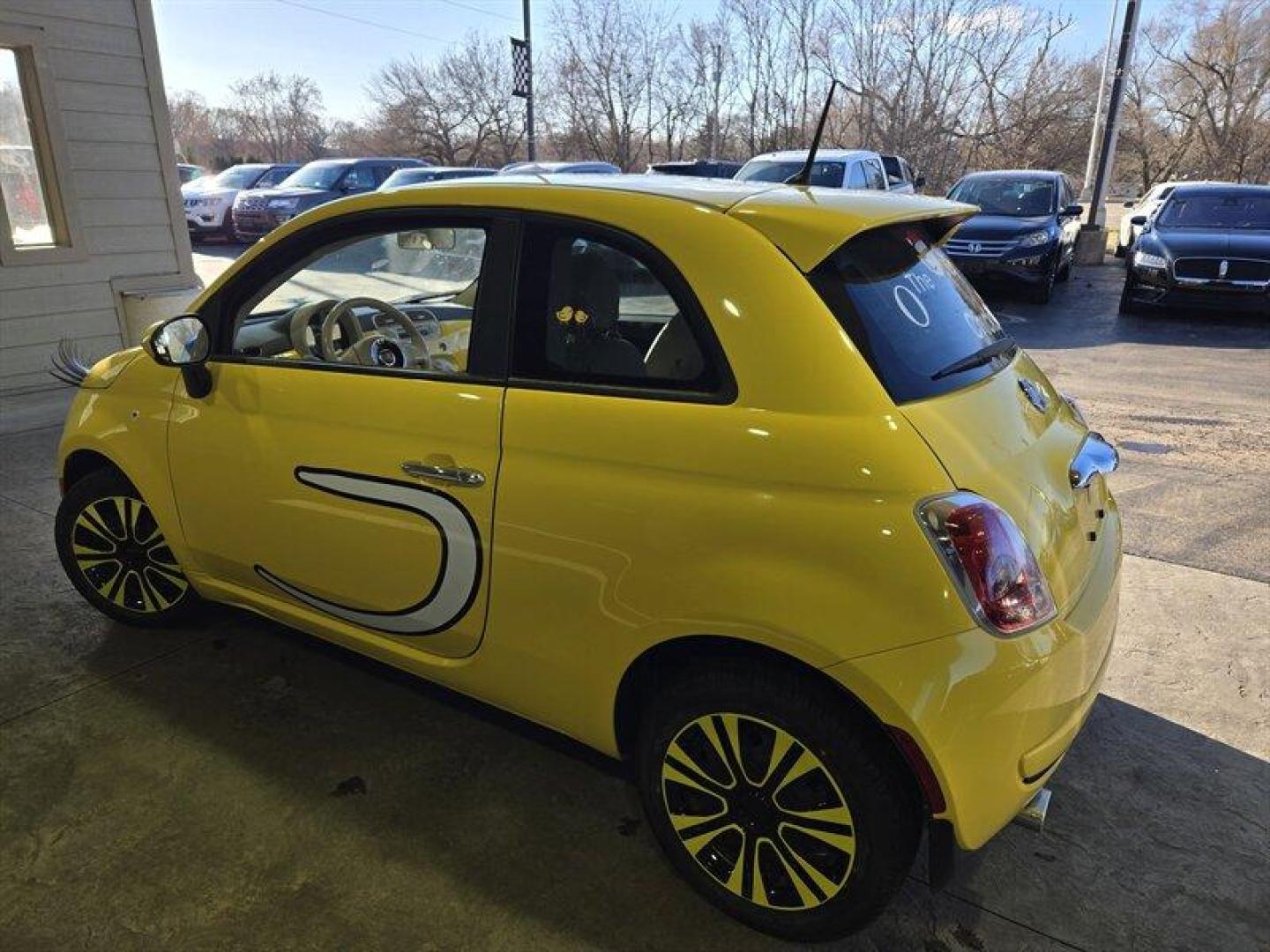 2013 Giallo FIAT 500 Pop (3C3CFFAR3DT) with an 1.4L I4 101hp 98ft. lbs. engine, 4 Speed Manual transmission, located at 25355 Eames Street, Channahon, IL, 60410, (815) 467-1807, 41.429108, -88.228432 - Photo#6
