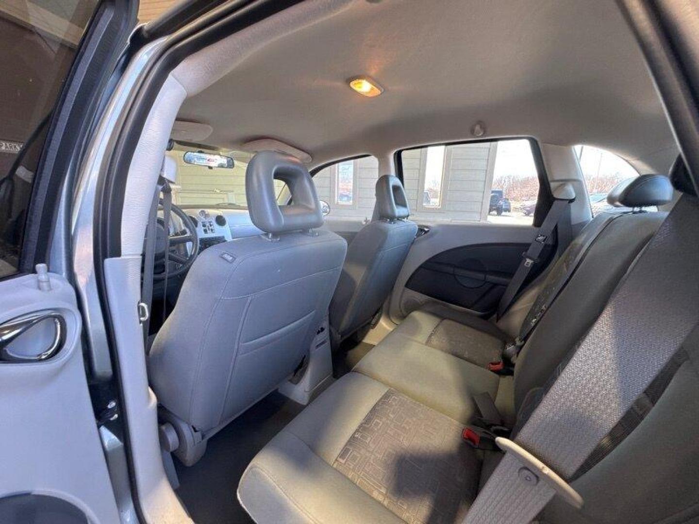 2008 Bright Silver Metallic Clearcoat Chrysler PT Cruiser LX (3A8FY48B98T) with an 2.4L I4 150hp 165ft. lbs. engine, Automatic transmission, located at 25355 Eames Street, Channahon, IL, 60410, (815) 467-1807, 41.429108, -88.228432 - Introducing a stylish and reliable 2008 Chrysler PT Cruiser that's ready to hit the road with you! This gem is powered by a spirited 2.4L I4 engine delivering 150hp and 165ft. lbs. of torque, ensuring a smooth and enjoyable ride every time. Let's talk about the fantastic factory default features th - Photo#13