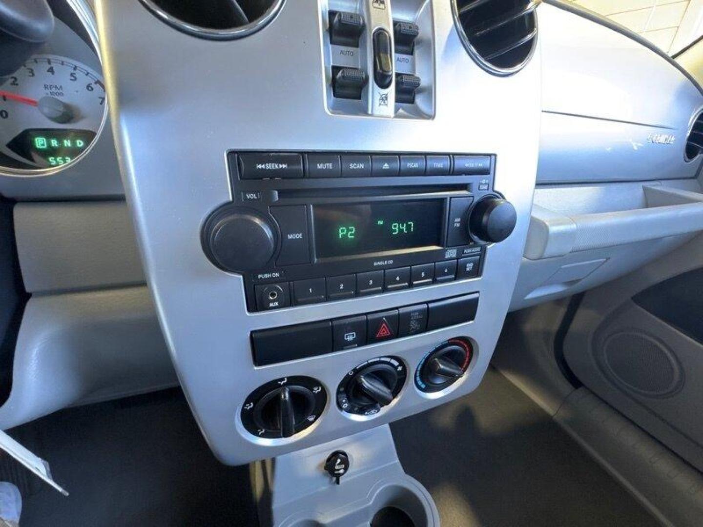 2008 Bright Silver Metallic Clearcoat Chrysler PT Cruiser LX (3A8FY48B98T) with an 2.4L I4 150hp 165ft. lbs. engine, Automatic transmission, located at 25355 Eames Street, Channahon, IL, 60410, (815) 467-1807, 41.429108, -88.228432 - Introducing a stylish and reliable 2008 Chrysler PT Cruiser that's ready to hit the road with you! This gem is powered by a spirited 2.4L I4 engine delivering 150hp and 165ft. lbs. of torque, ensuring a smooth and enjoyable ride every time. Let's talk about the fantastic factory default features th - Photo#18