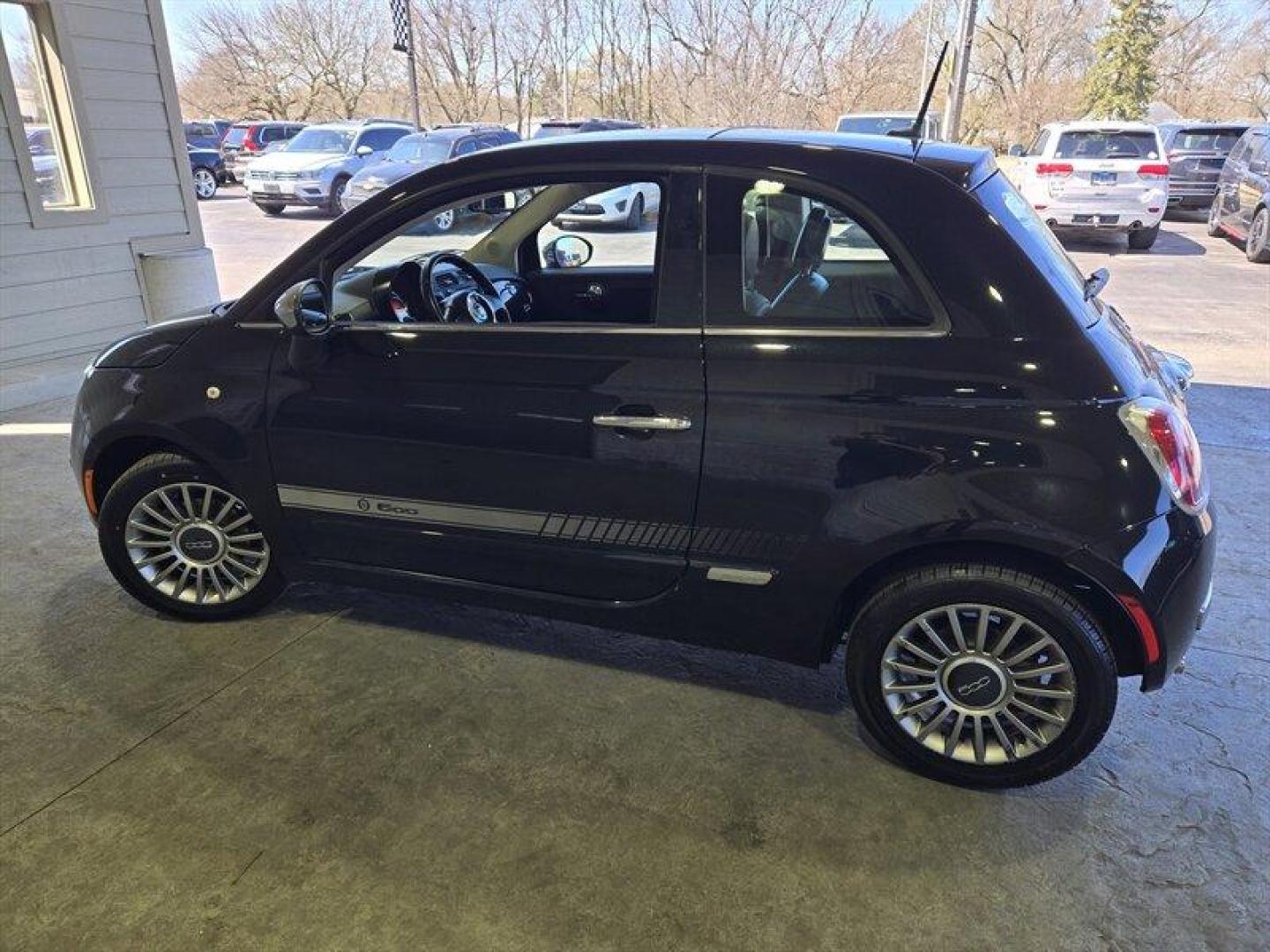 2013 Nero FIAT 500 Lounge (3C3CFFCR8DT) with an 1.4L I4 101hp 98ft. lbs. engine, Automatic transmission, located at 25355 Eames Street, Channahon, IL, 60410, (815) 467-1807, 41.429108, -88.228432 - Introducing the stylish and fun 2013 FIAT 500 Lounge! This compact car packs a punch with its efficient 1.4L I4 engine, delivering a peppy 101hp and 98ft. lbs. of torque. With a mere 18,000 miles on the odometer, this beauty has been gently driven, averaging less than 2,000 miles per year! Get read - Photo#6