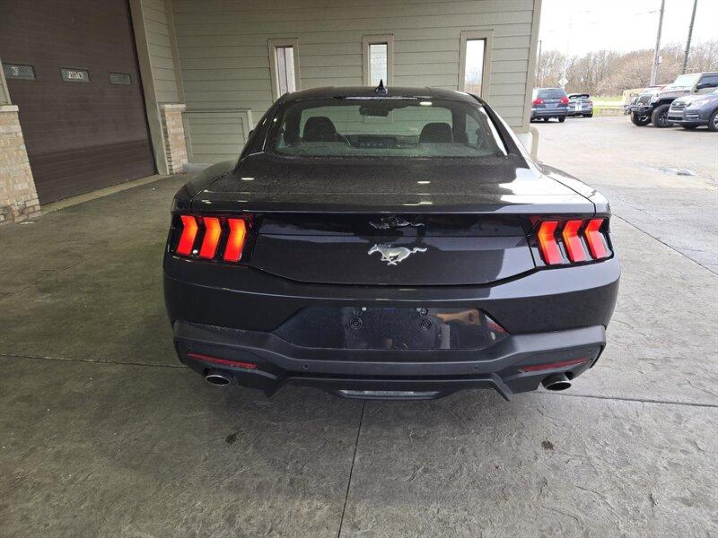 2024 Carbonized Gray Ford Mustang EcoBoost (1FA6P8TH7R5) with an EcoBoost 2.3L Turbo I4 315hp 350ft. lbs. engine, 10-Speed Shiftable A transmission, located at 25355 Eames Street, Channahon, IL, 60410, (815) 467-1807, 41.429108, -88.228432 - Photo#6