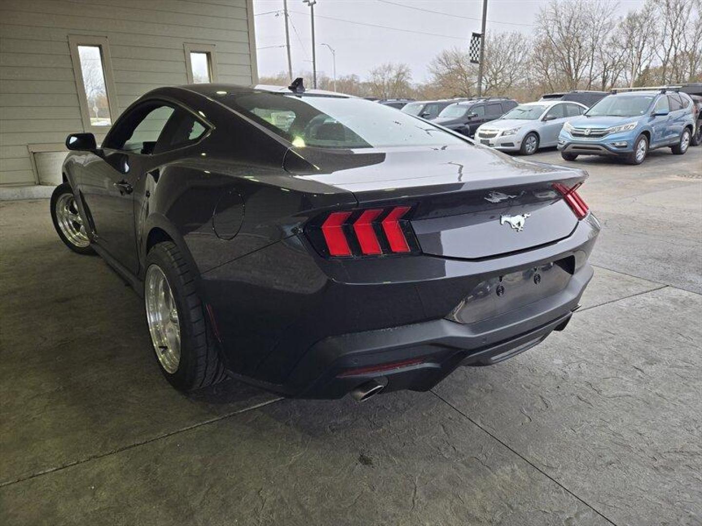 2024 Carbonized Gray Ford Mustang EcoBoost (1FA6P8TH7R5) with an EcoBoost 2.3L Turbo I4 315hp 350ft. lbs. engine, 10-Speed Shiftable A transmission, located at 25355 Eames Street, Channahon, IL, 60410, (815) 467-1807, 41.429108, -88.228432 - Photo#7