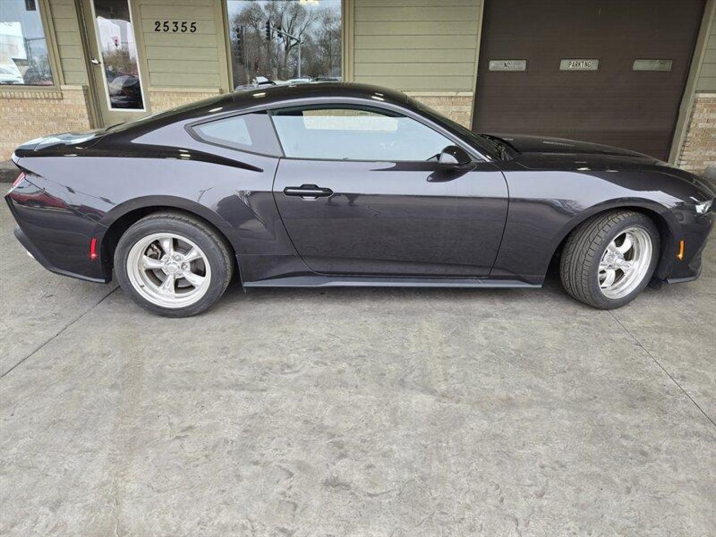 2024 Carbonized Gray Ford Mustang EcoBoost (1FA6P8TH7R5) with an EcoBoost 2.3L Turbo I4 315hp 350ft. lbs. engine, 10-Speed Shiftable A transmission, located at 25355 Eames Street, Channahon, IL, 60410, (815) 467-1807, 41.429108, -88.228432 - Photo#3