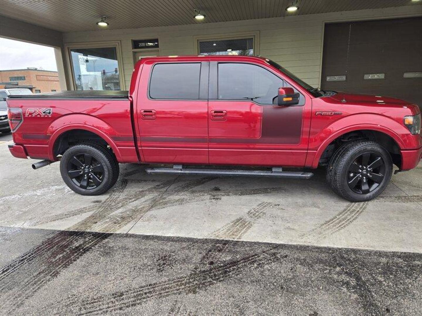 2013 Ruby Red Metallic Tinted Clear Coat Ford F-150 FX4 (1FTFW1ET1DF) with an EcoBoost 3.5L Twin Turbo V6 365hp 420ft. lbs. engine, 6-Speed Shiftable Au transmission, located at 25355 Eames Street, Channahon, IL, 60410, (815) 467-1807, 41.429108, -88.228432 - Get ready to conquer the road in style with this fierce 2013 Ford F-150 FX4! Powered by a beastly EcoBoost 3.5L Twin Turbo V6 engine that delivers a whopping 365hp and 420ft. lbs. of torque, this truck means business. Equipped with the FX Appearance Package, this F-150 not only performs like a cham - Photo#2