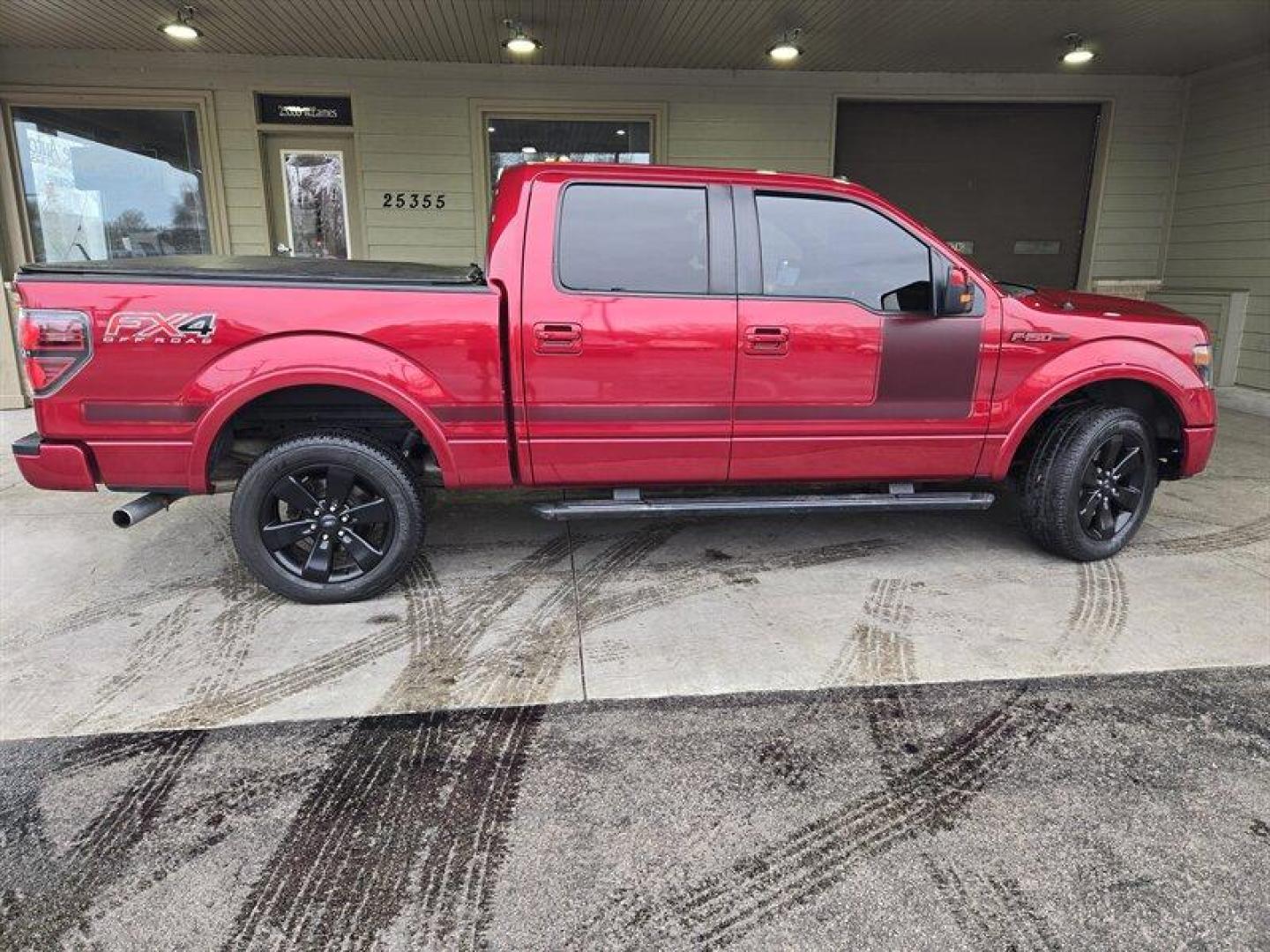 2013 Ruby Red Metallic Tinted Clear Coat Ford F-150 FX4 (1FTFW1ET1DF) with an EcoBoost 3.5L Twin Turbo V6 365hp 420ft. lbs. engine, 6-Speed Shiftable Au transmission, located at 25355 Eames Street, Channahon, IL, 60410, (815) 467-1807, 41.429108, -88.228432 - Get ready to conquer the road in style with this fierce 2013 Ford F-150 FX4! Powered by a beastly EcoBoost 3.5L Twin Turbo V6 engine that delivers a whopping 365hp and 420ft. lbs. of torque, this truck means business. Equipped with the FX Appearance Package, this F-150 not only performs like a cham - Photo#3