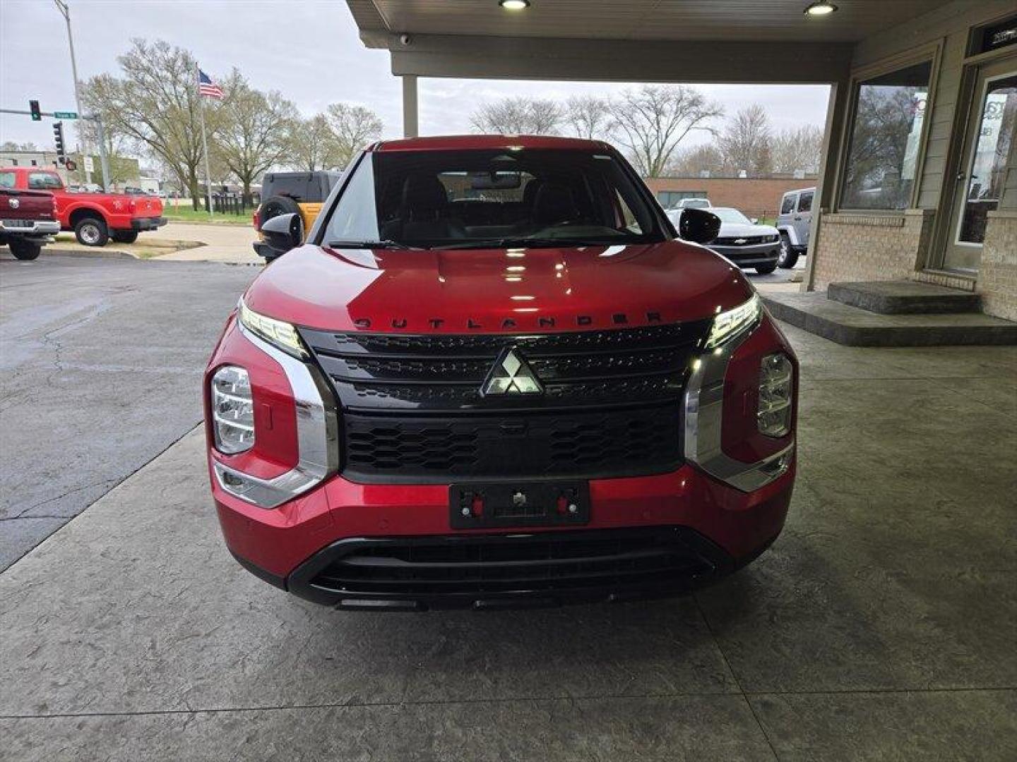 2022 Red Diamond Mitsubishi Outlander SE Launch Edition (JA4J4UA83NZ) with an 2.5L I4 181hp 181ft. lbs. engine, 8-Speed Shiftable CV transmission, located at 25355 Eames Street, Channahon, IL, 60410, (815) 467-1807, 41.429108, -88.228432 - Photo#14