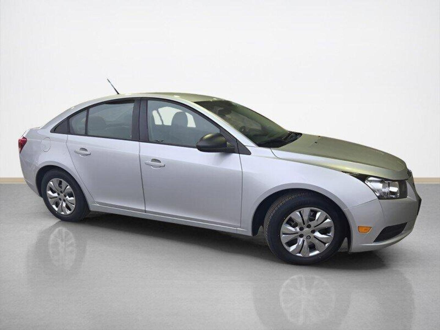 2014 Silver Ice Metallic Chevrolet Cruze LS (1G1PB5SH5E7) with an Ecotec 1.8L Flex Fuel I4 138hp 125ft. lbs. engine, 6 Speed Manual transmission, located at 25355 Eames Street, Channahon, IL, 60410, (815) 467-1807, 41.429108, -88.228432 - Photo#1