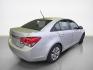 2014 Silver Ice Metallic Chevrolet Cruze LS (1G1PB5SH5E7) with an Ecotec 1.8L Flex Fuel I4 138hp 125ft. lbs. engine, 6 Speed Manual transmission, located at 25355 Eames Street, Channahon, IL, 60410, (815) 467-1807, 41.429108, -88.228432 - Photo#3