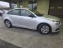 2014 Silver Ice Metallic Chevrolet Cruze LS (1G1PB5SH5E7) with an Ecotec 1.8L Flex Fuel I4 138hp 125ft. lbs. engine, 6 Speed Manual transmission, located at 25355 Eames Street, Channahon, IL, 60410, (815) 467-1807, 41.429108, -88.228432 - Photo#1