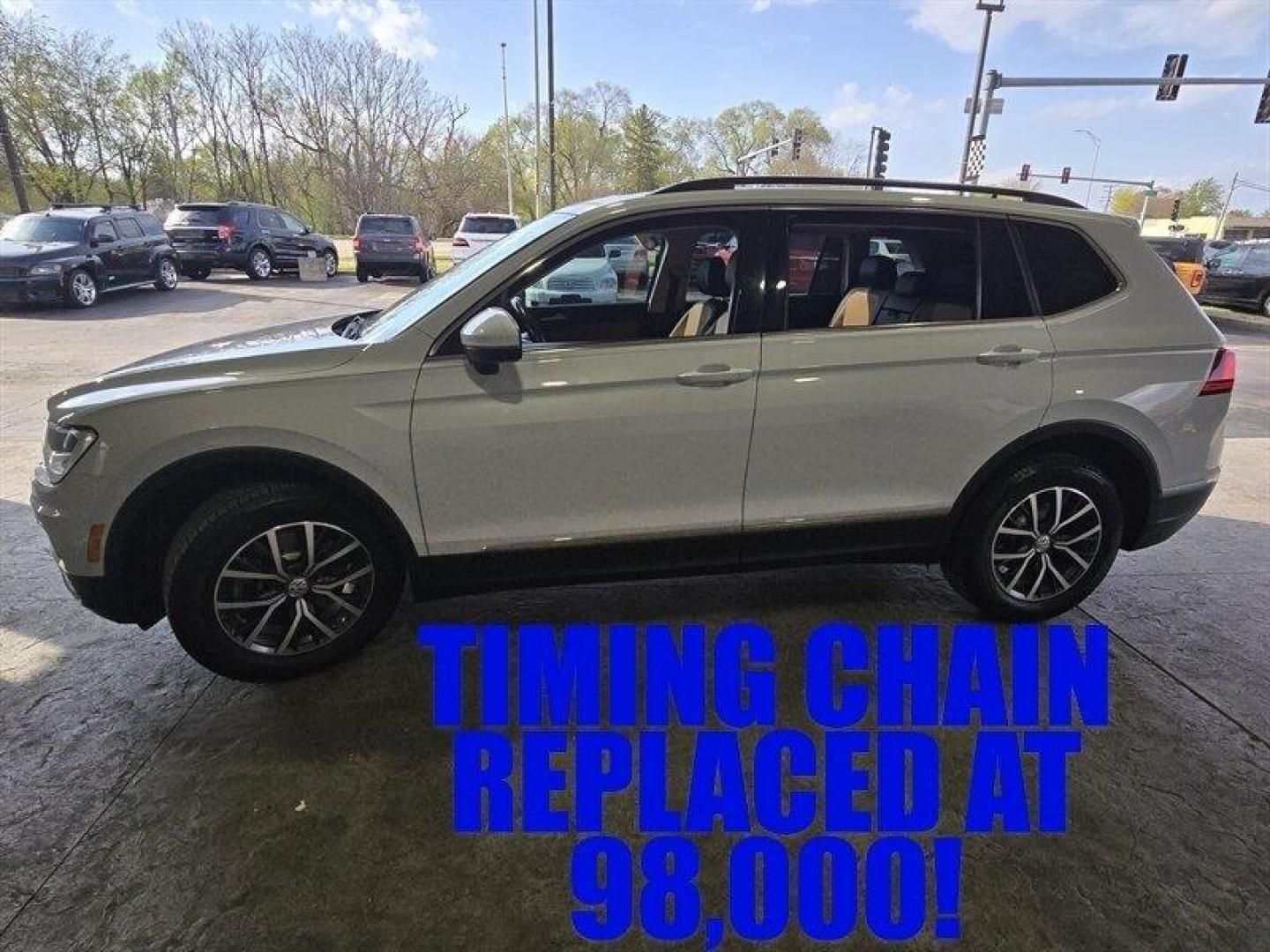 2018 Platinum Gray Metallic Volkswagen Tiguan 2.0T SE 4Motion (3VV2B7AX6JM) with an 2.0L Turbo I4 184hp 221ft. lbs. engine, TipTronic transmission, located at 25355 Eames Street, Channahon, IL, 60410, (815) 467-1807, 41.429108, -88.228432 - Introducing the sleek and stylish 2018 Volkswagen Tiguan 2.0T SE 4Motion in Platinum Gray Metallic with a luxurious Golden Oak/Black interior. This beauty is powered by a robust 2.0L Turbo I4 engine that delivers 184hp and 221ft. lbs. of torque, providing a dynamic driving experience. Let's talk ab - Photo#7