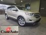 2017 White Gold Ford Edge SEL (2FMPK3J91HB) with an EcoBoost 2.0L Turbo I4 245hp 275ft. lbs. engine, Automatic transmission, located at 25355 Eames Street, Channahon, IL, 60410, (815) 467-1807, 41.429108, -88.228432 - Introducing the sophisticated and reliable 2017 Ford Edge SEL in a stunning White Gold exterior with a luxurious Dune interior. This SUV is equipped with a powerful EcoBoost 2.0L Turbo I4 engine producing 245hp and 275ft. lbs. of torque, providing a perfect blend of performance and efficiency. With - Photo#0