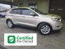 2017 White Gold Ford Edge SEL (2FMPK3J91HB) with an EcoBoost 2.0L Turbo I4 245hp 275ft. lbs. engine, Automatic transmission, located at 25355 Eames Street, Channahon, IL, 60410, (815) 467-1807, 41.429108, -88.228432 - Introducing the sophisticated and reliable 2017 Ford Edge SEL in a stunning White Gold exterior with a luxurious Dune interior. This SUV is equipped with a powerful EcoBoost 2.0L Turbo I4 engine producing 245hp and 275ft. lbs. of torque, providing a perfect blend of performance and efficiency. With - Photo#2