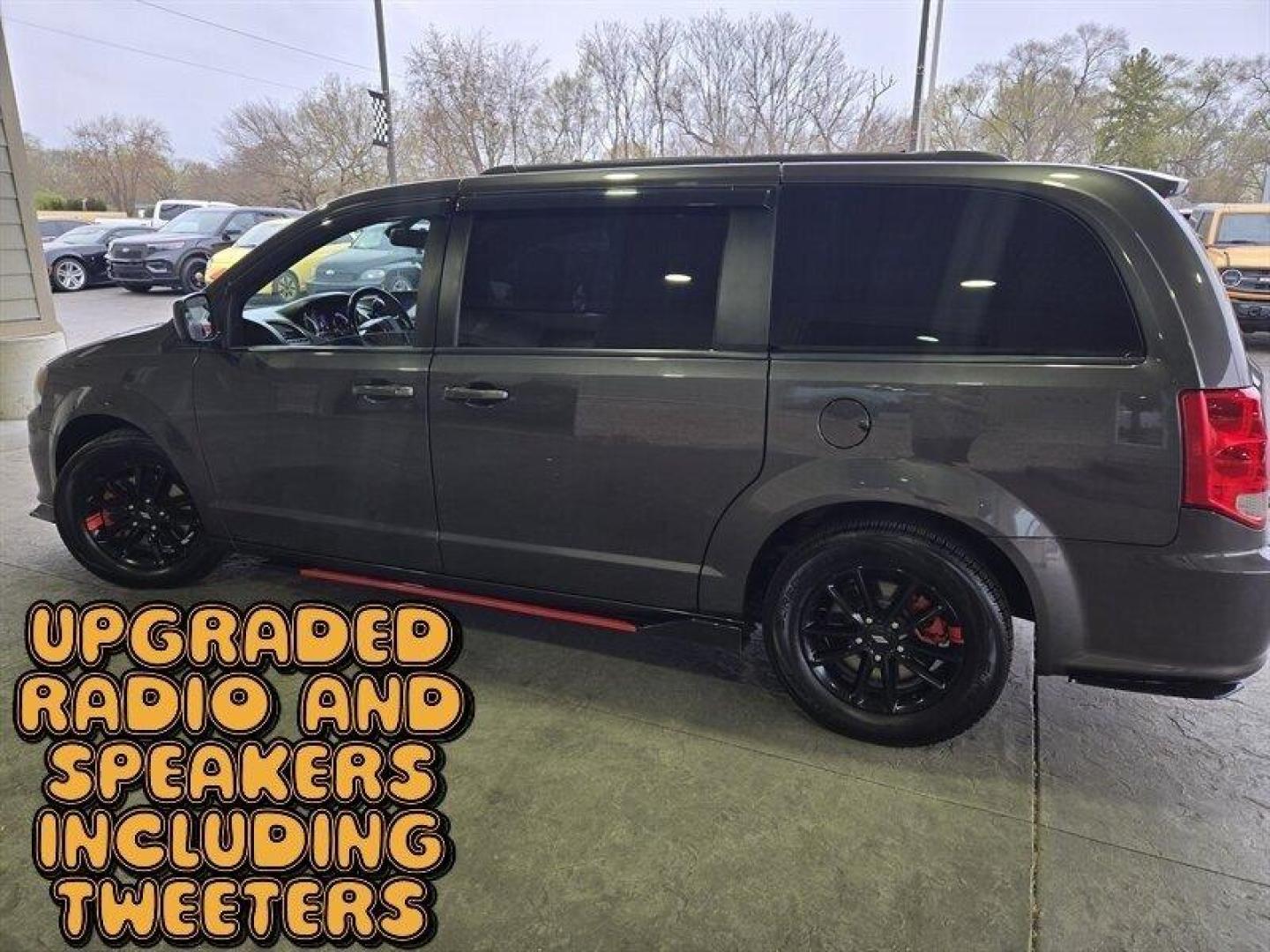 2019 Granite Pearl Coat Dodge Grand Caravan GT (2C4RDGEG4KR) with an Pentastar 3.6L Flex Fuel V6 283hp 260ft. lbs. engine, Automatic transmission, located at 25355 Eames Street, Channahon, IL, 60410, (815) 467-1807, 41.429108, -88.228432 - ** VAN HAS A FLOWMASTER SINGLE CHAMBER EXHAUST, UPGRADED RADIO AND SPEAKERS INCLUDING TWEETERS. ** Introducing the majestic 2019 Dodge Grand Caravan GT, a true marvel on wheels. Behold the power of the Pentastar 3.6L Flex Fuel V6 engine, delivering a commanding 283hp and 260ft. lbs. of torque to con - Photo#6