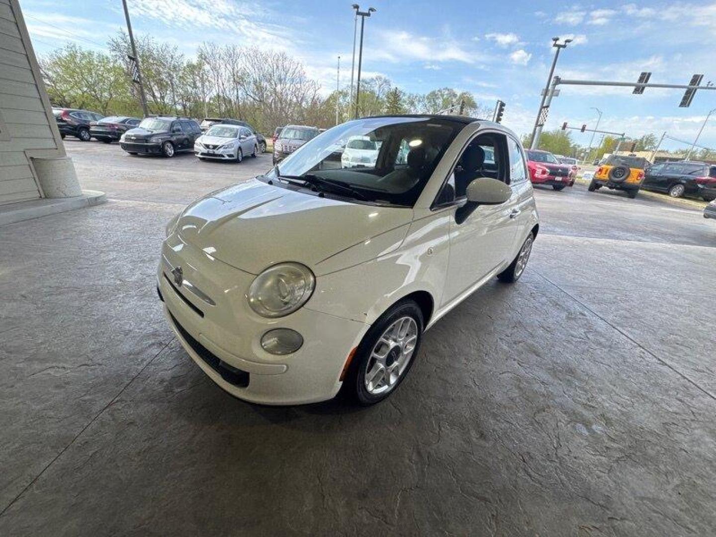 2012 Bianco Perla FIAT 500c Pop (3C3CFFDR4CT) with an 1.4L I4 101hp 98ft. lbs. engine, 5 Speed Manual transmission, located at 25355 Eames Street, Channahon, IL, 60410, (815) 467-1807, 41.429108, -88.228432 - Photo#7